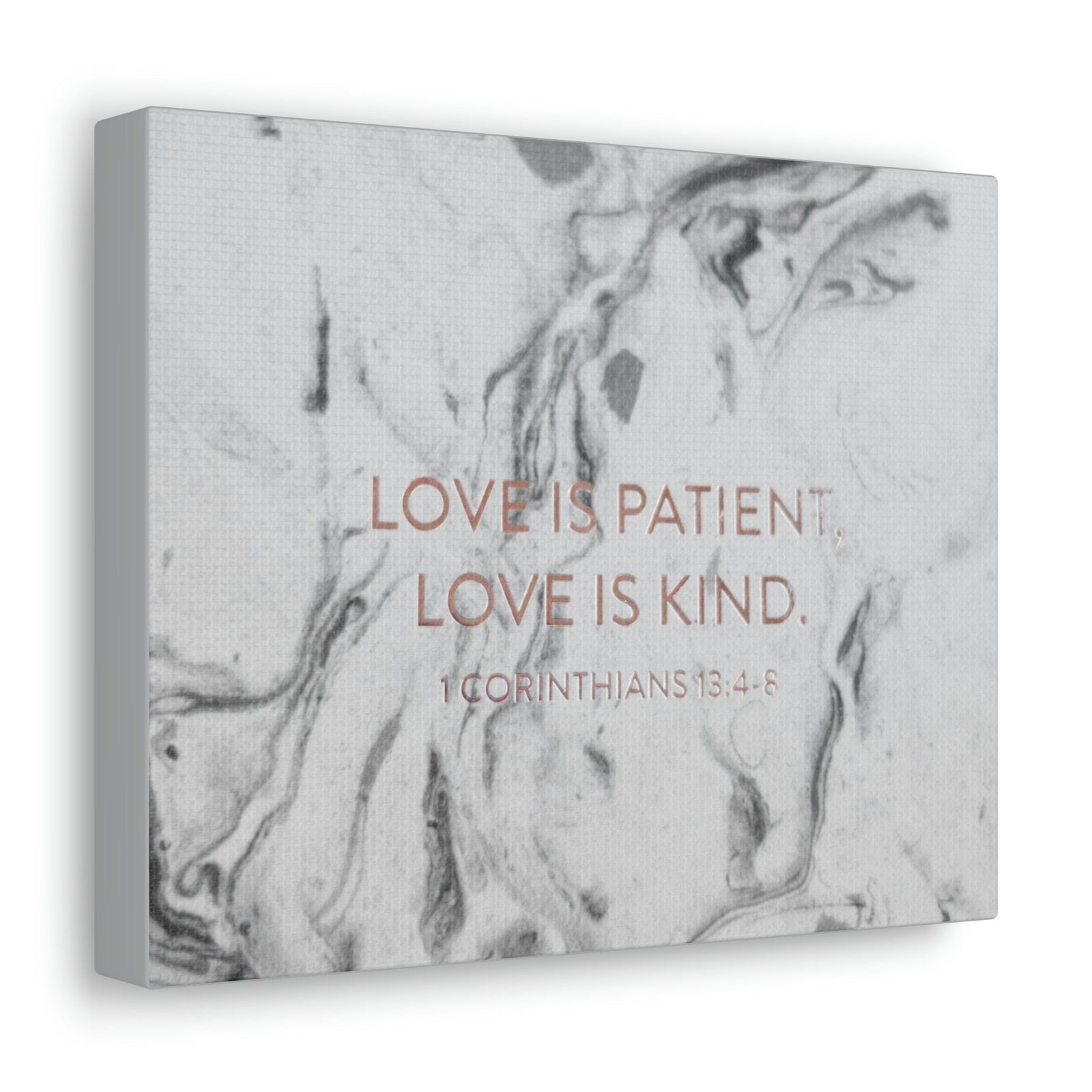 Scripture Walls Love Is Patient 1 Corinthians 13:5 Bible Verse Canvas Christian Wall Art Bible Verse Print Ready To Hang Unframed-Express Your Love Gifts