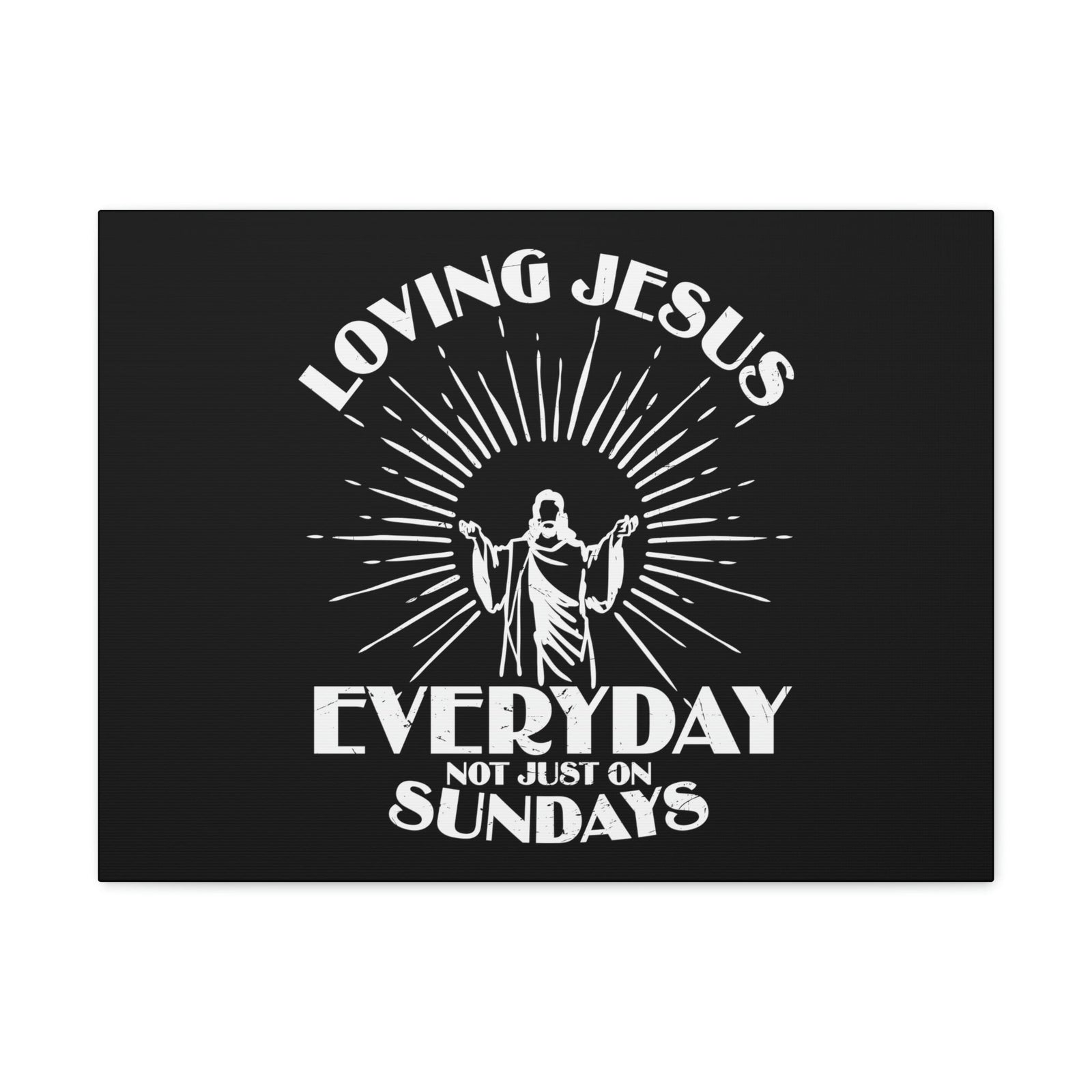 Scripture Walls Love Jesus Everyday Luke 10:27 Christian Wall Art Bible Verse Print Ready to Hang Unframed-Express Your Love Gifts