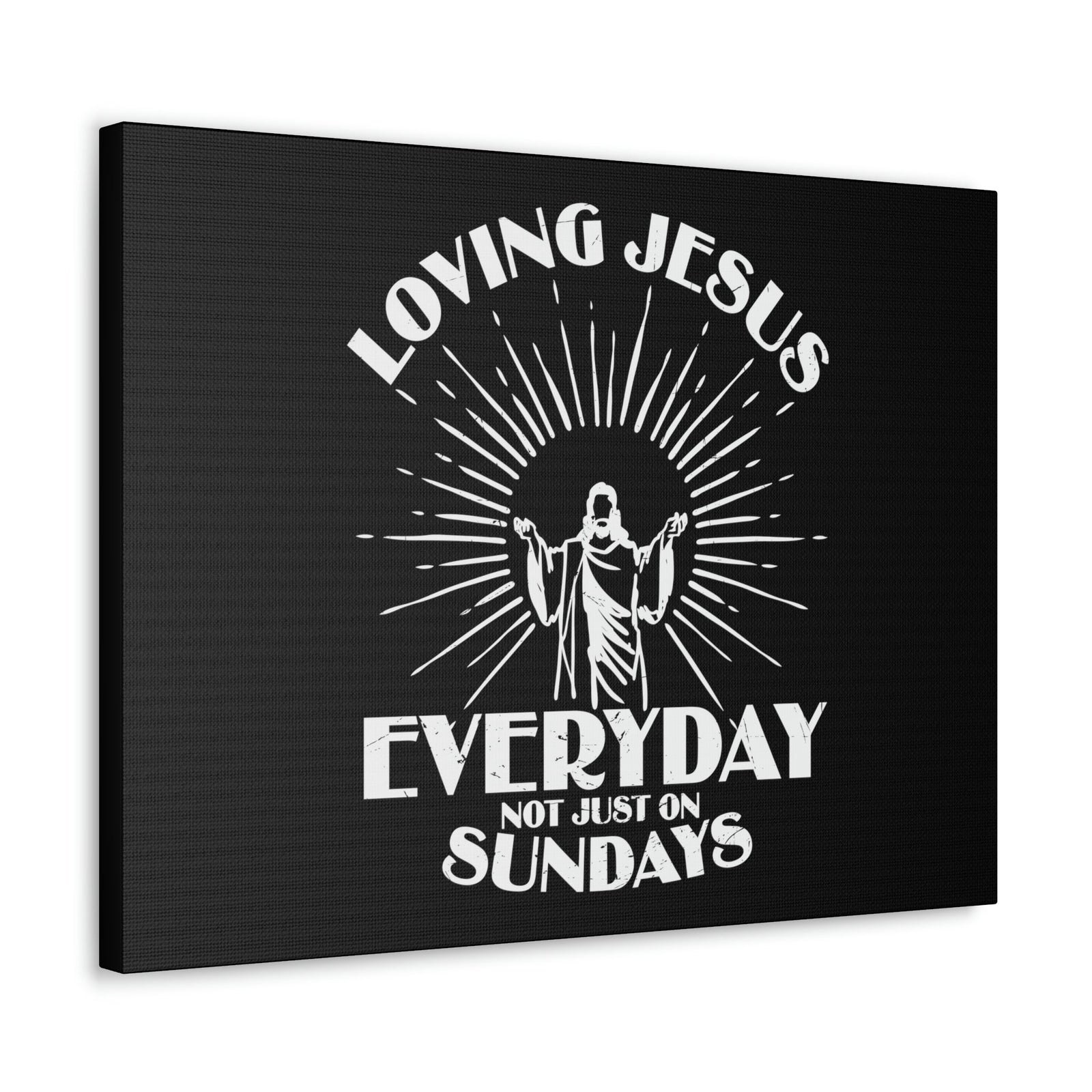 Scripture Walls Love Jesus Everyday Luke 10:27 Christian Wall Art Bible Verse Print Ready to Hang Unframed-Express Your Love Gifts
