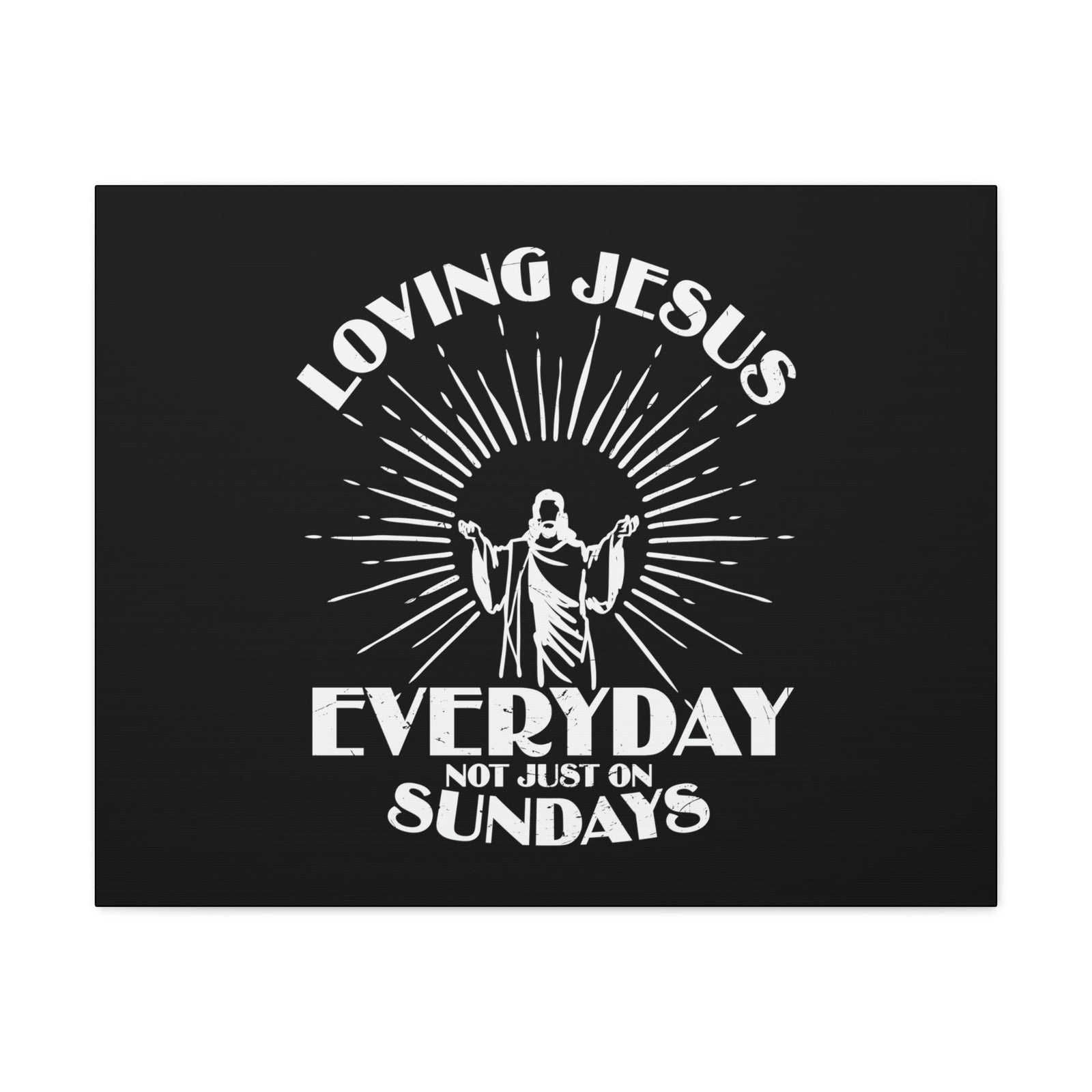 Scripture Walls Love Jesus Everyday Luke 10:27 Christian Wall Art Bible Verse Print Ready to Hang Unframed-Express Your Love Gifts