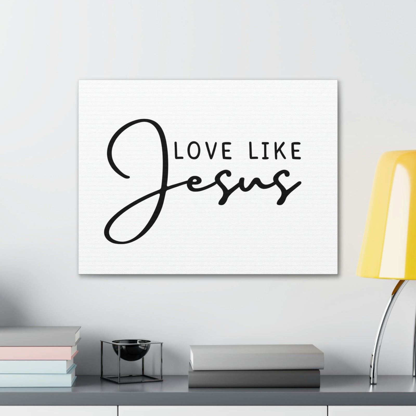 Scripture Walls Love Like Jesus Ephesians 5:2 White Christian Wall Art Bible Verse Print Ready to Hang Unframed-Express Your Love Gifts