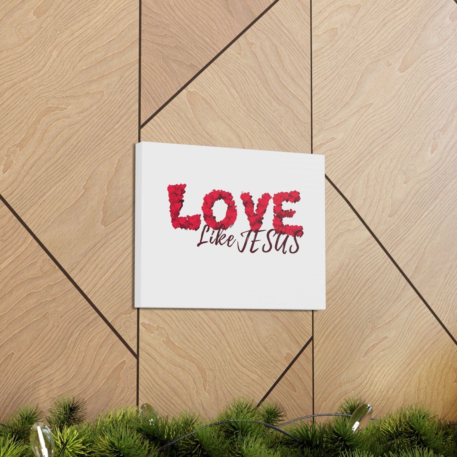 Scripture Walls Love Like Jesus John 13:34 Christian Wall Art Print Ready to Hang Unframed-Express Your Love Gifts
