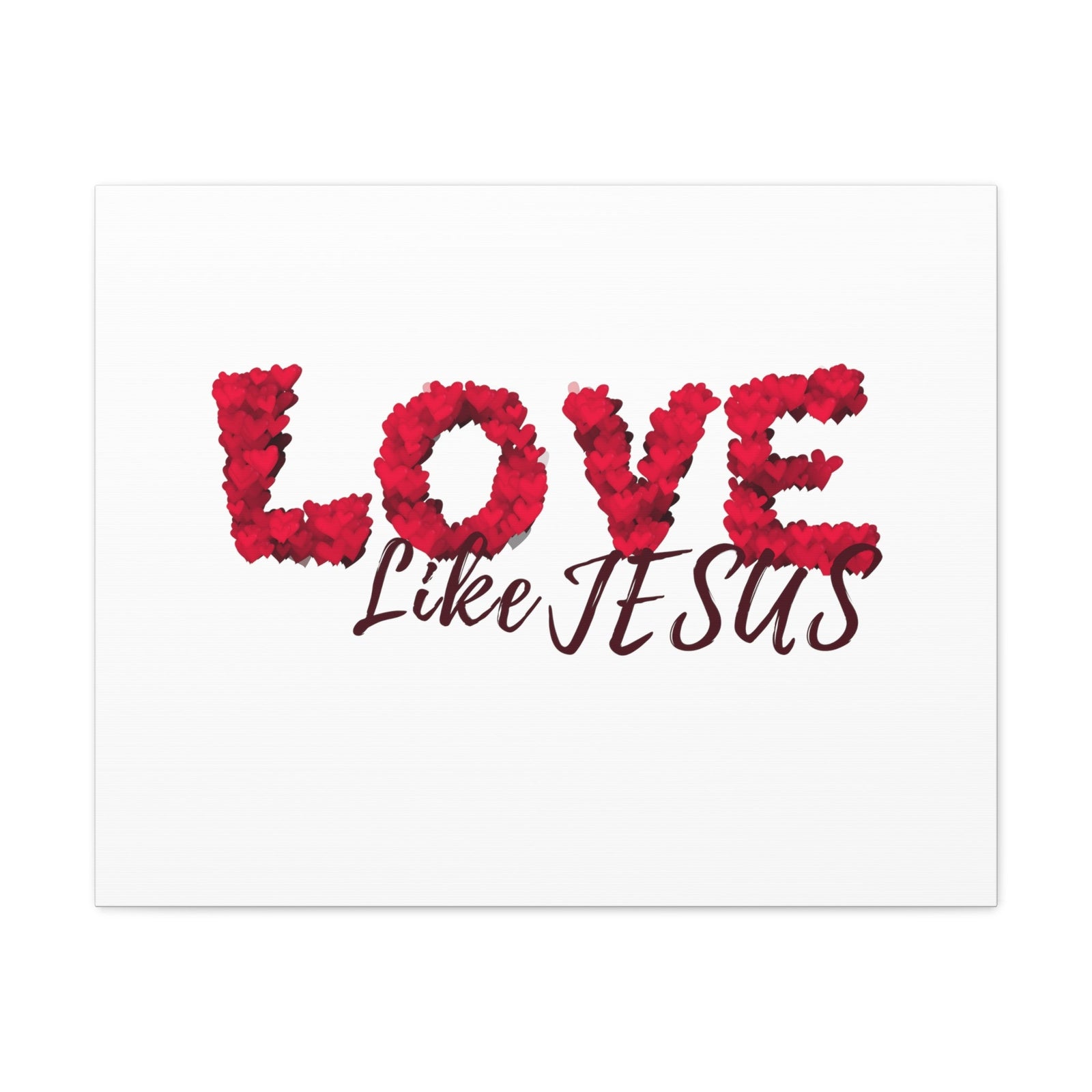 Scripture Walls Love Like Jesus John 13:34 Christian Wall Art Print Ready to Hang Unframed-Express Your Love Gifts