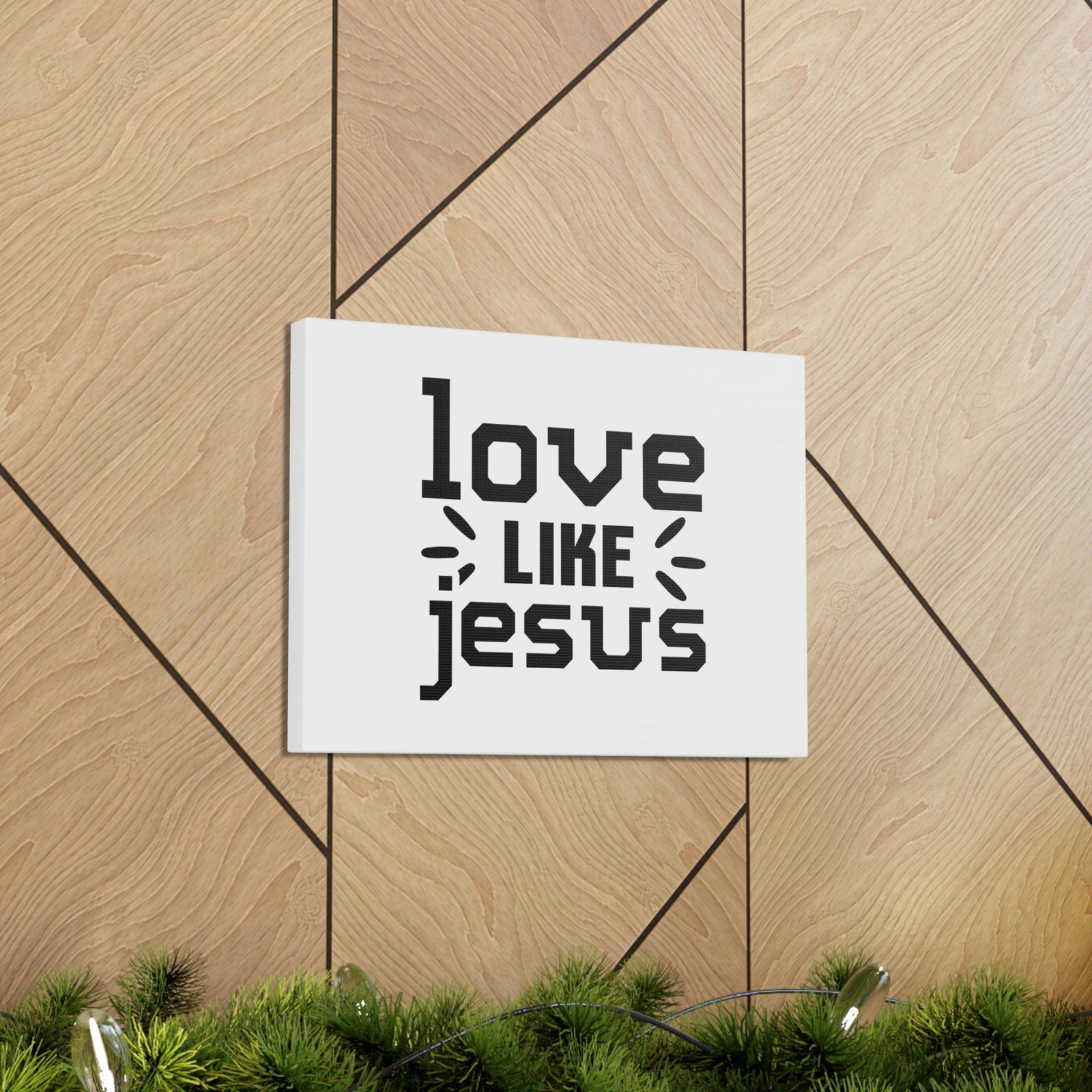 Scripture Walls Love Like Jesus John 15:12 Plain Christian Wall Art Bible Verse Print Ready to Hang Unframed-Express Your Love Gifts