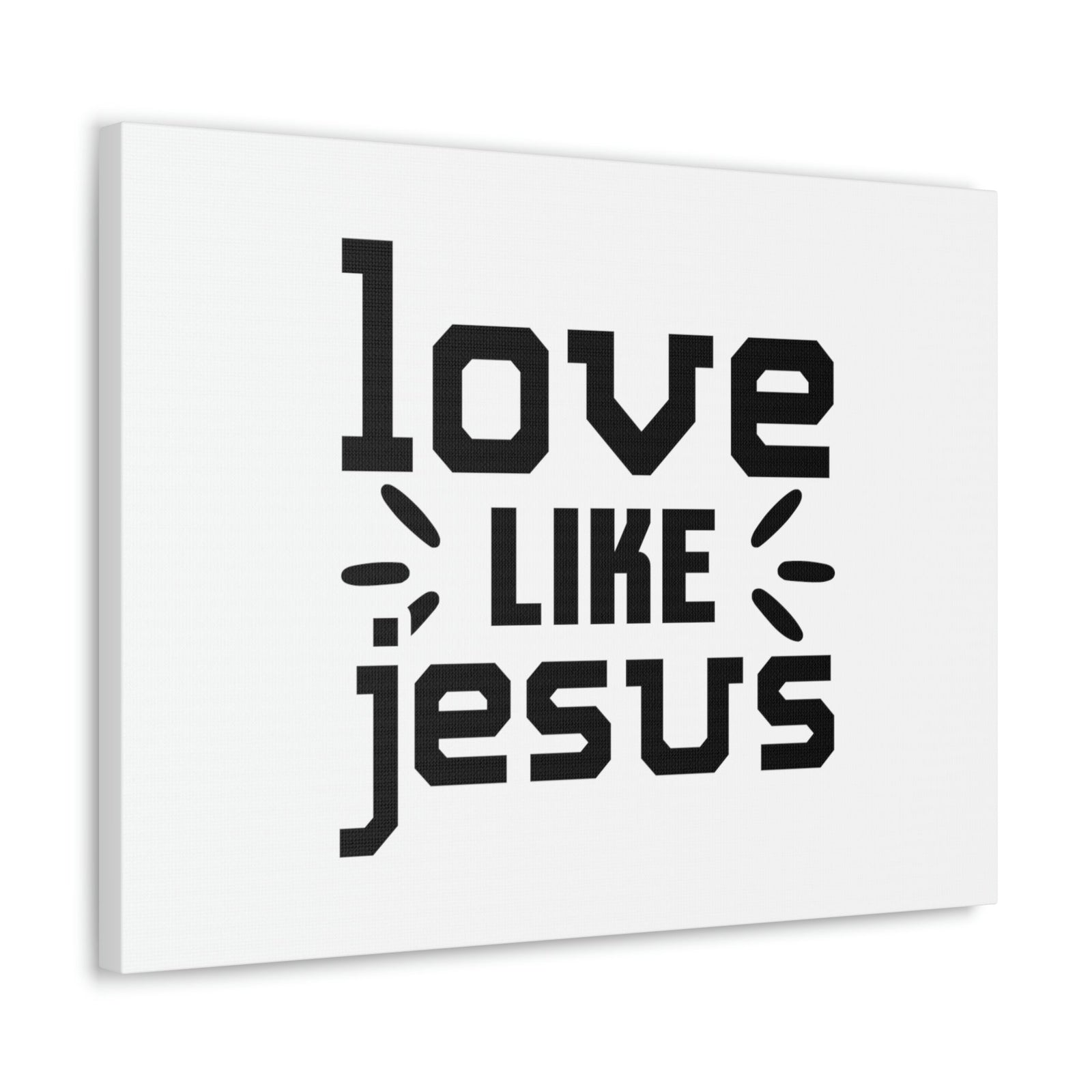 Scripture Walls Love Like Jesus John 15:12 Plain Christian Wall Art Bible Verse Print Ready to Hang Unframed-Express Your Love Gifts