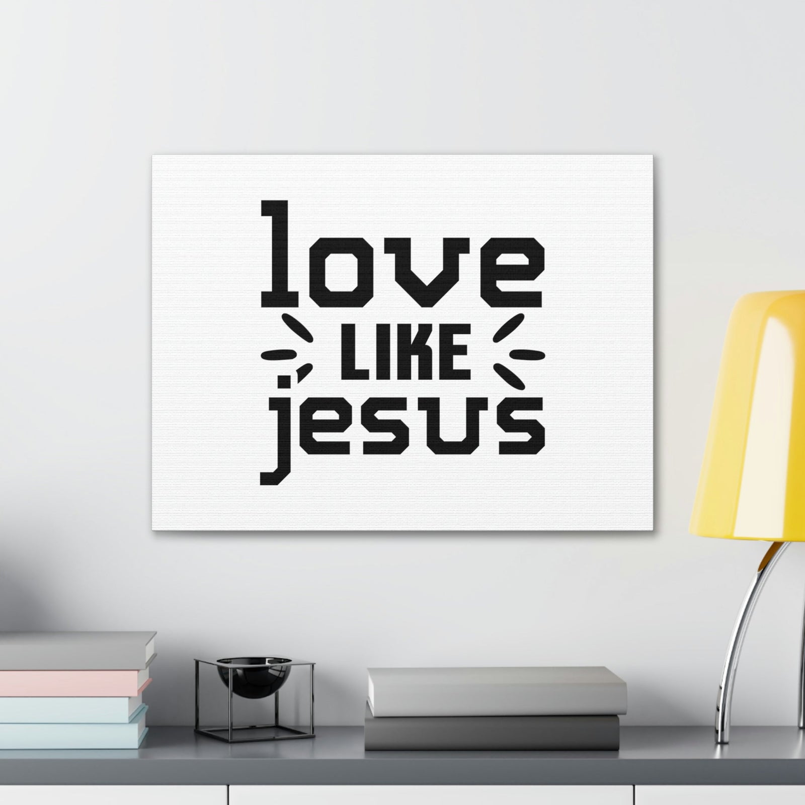 Scripture Walls Love Like Jesus John 15:12 Plain Christian Wall Art Bible Verse Print Ready to Hang Unframed-Express Your Love Gifts