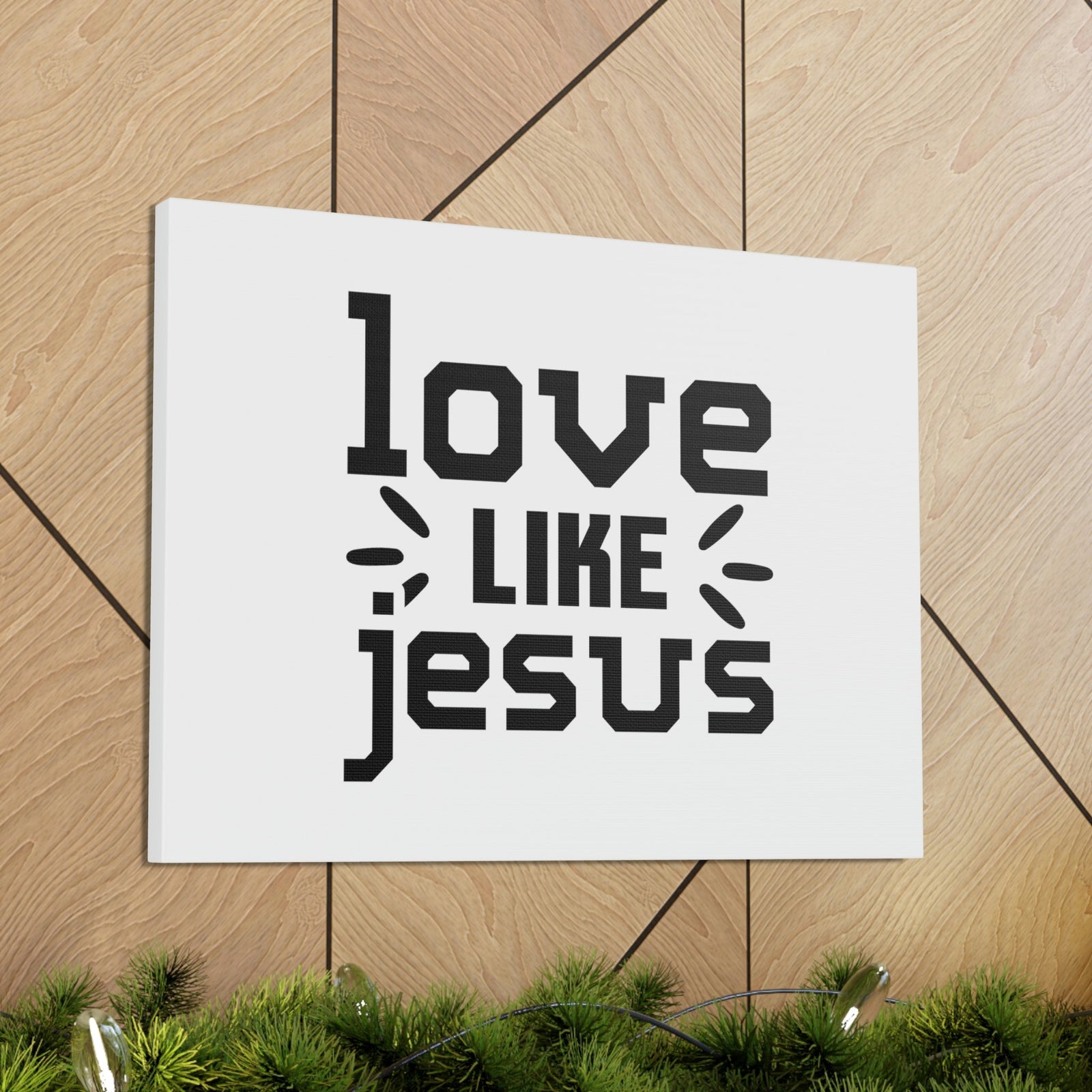 Scripture Walls Love Like Jesus John 15:12 Plain Christian Wall Art Bible Verse Print Ready to Hang Unframed-Express Your Love Gifts