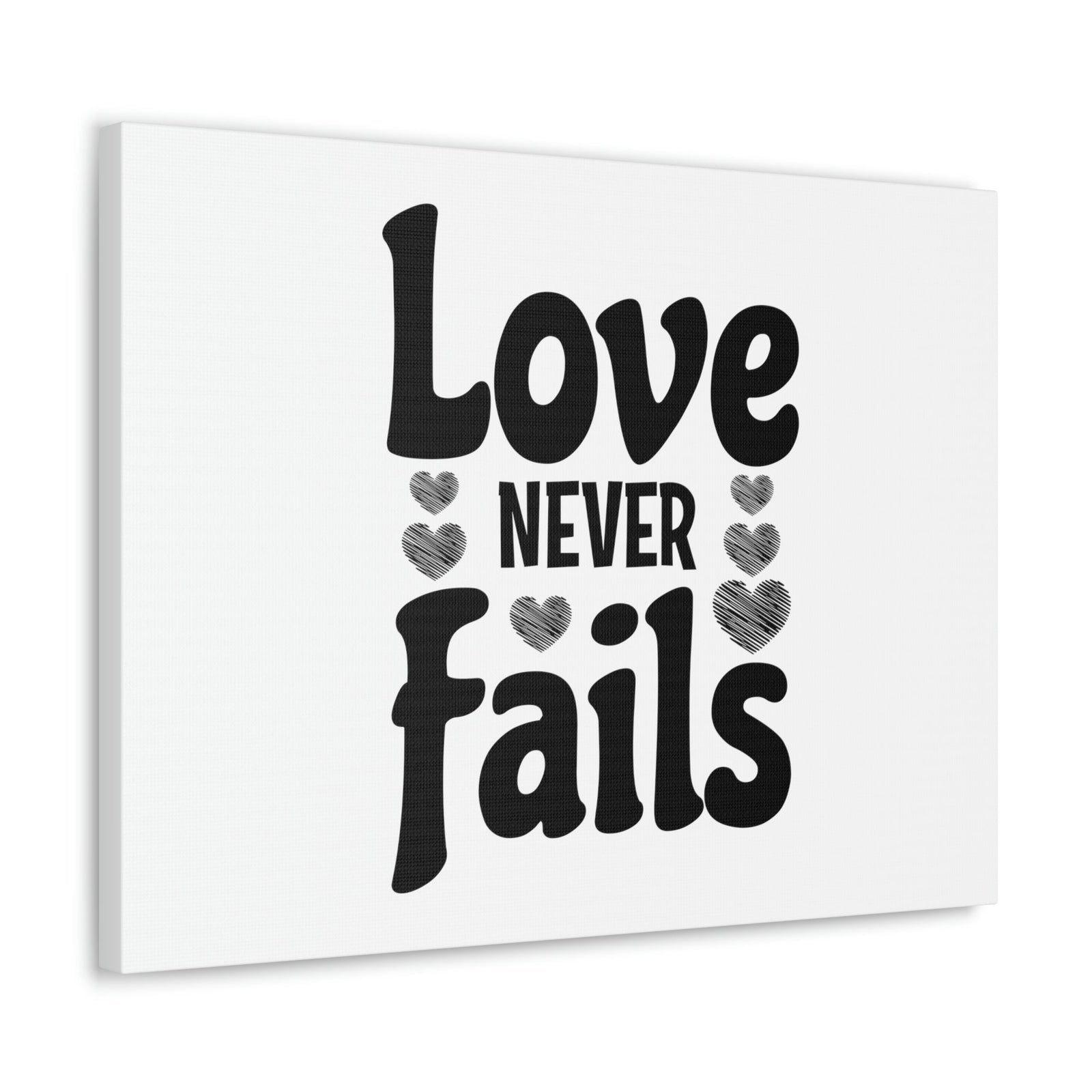 Scripture Walls Love Never Fails 1 Corinthians 13:8 Christian Wall Art Bible Verse Print Ready to Hang Unframed-Express Your Love Gifts