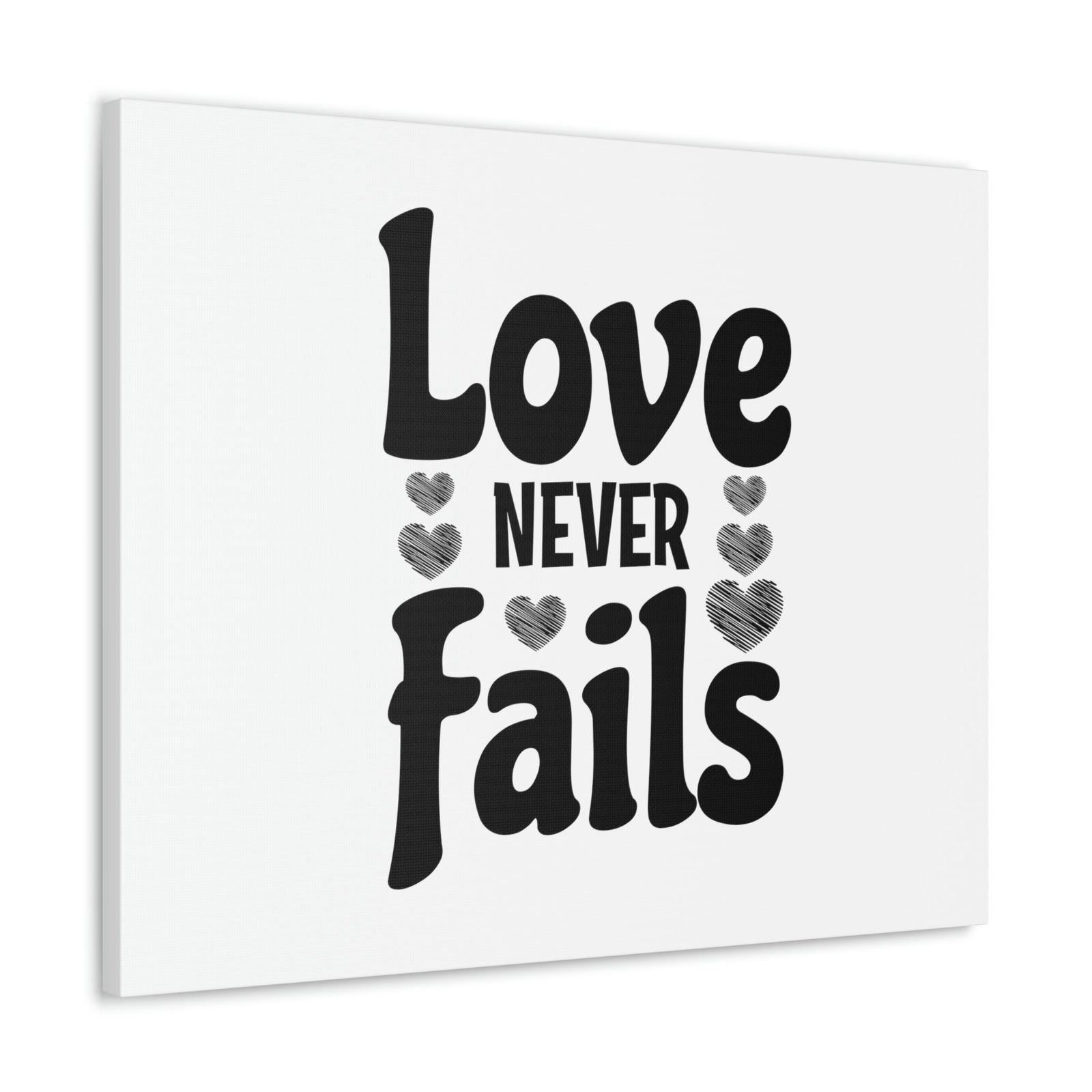Scripture Walls Love Never Fails 1 Corinthians 13:8 Christian Wall Art Bible Verse Print Ready to Hang Unframed-Express Your Love Gifts