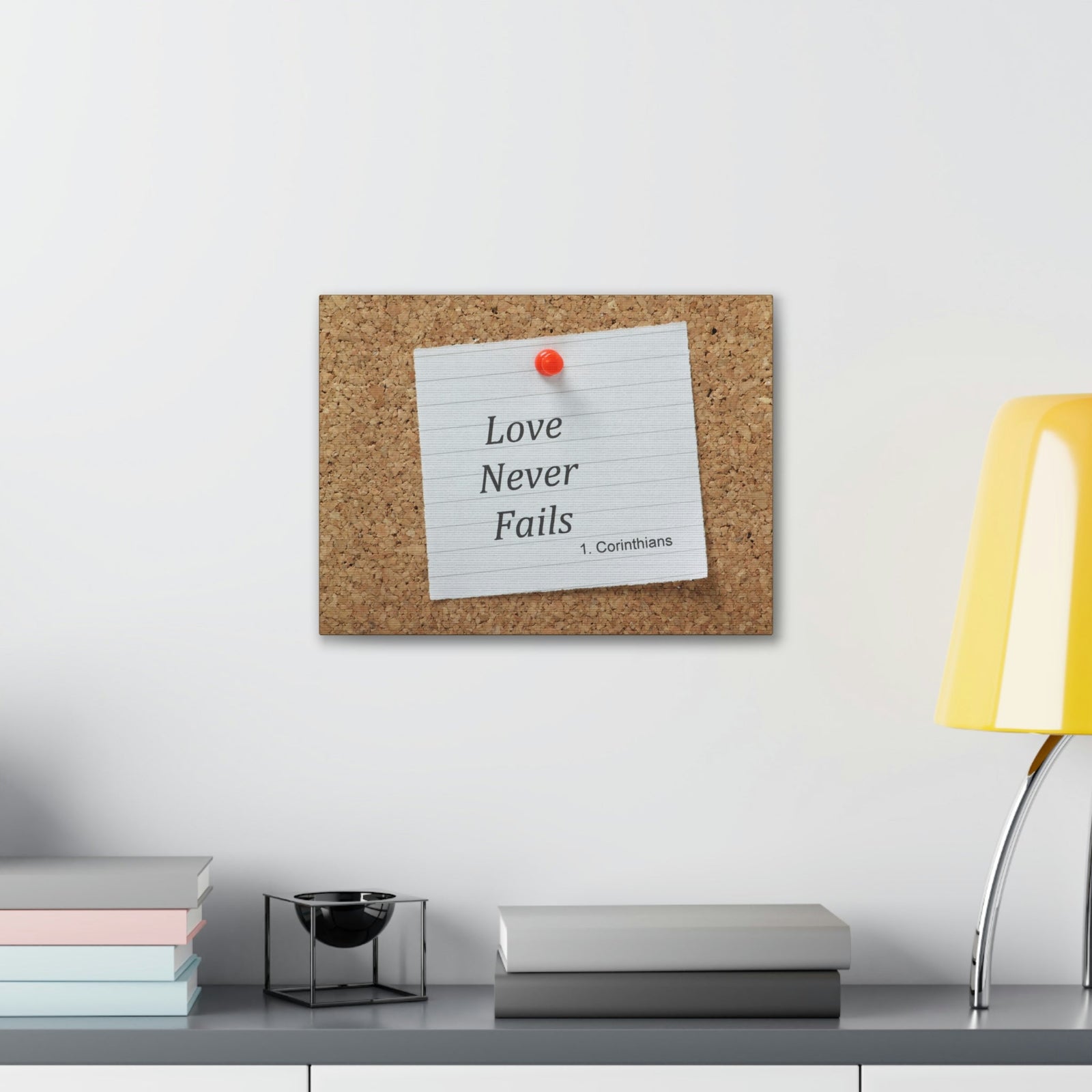 Scripture Walls Love Never Fails 1 Corinthians 13 Christian Wall Art Bible Verse Print Ready to Hang Unframed-Express Your Love Gifts