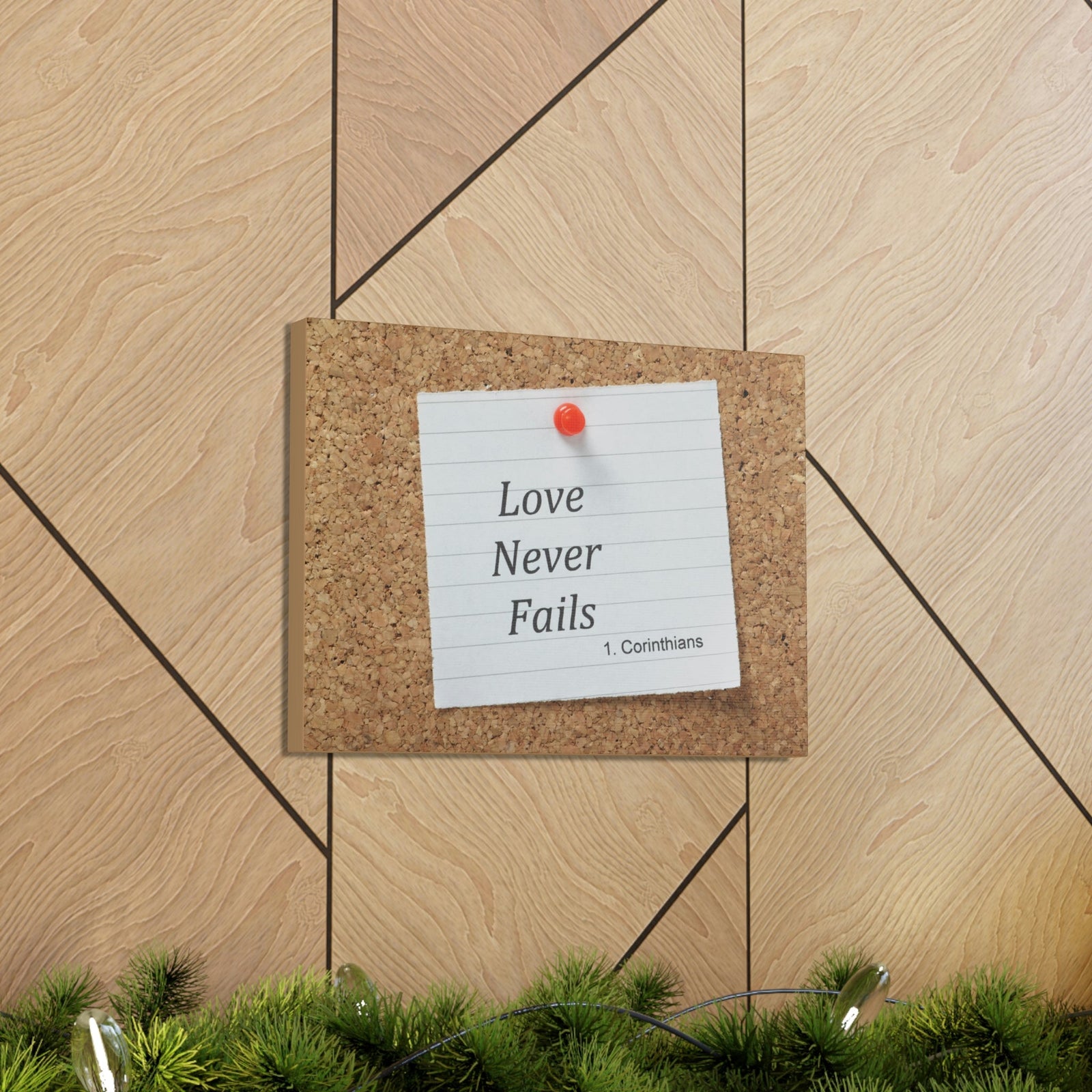 Scripture Walls Love Never Fails 1 Corinthians 13 Christian Wall Art Bible Verse Print Ready to Hang Unframed-Express Your Love Gifts