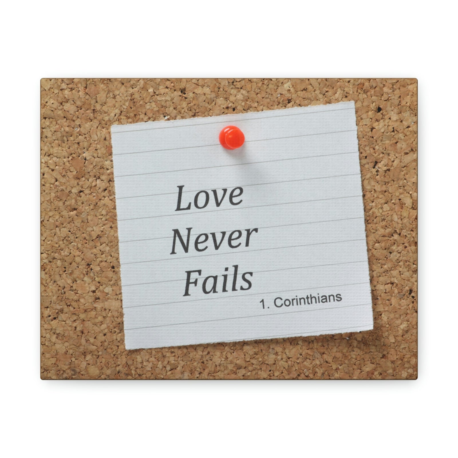 Scripture Walls Love Never Fails 1 Corinthians 13 Christian Wall Art Bible Verse Print Ready to Hang Unframed-Express Your Love Gifts