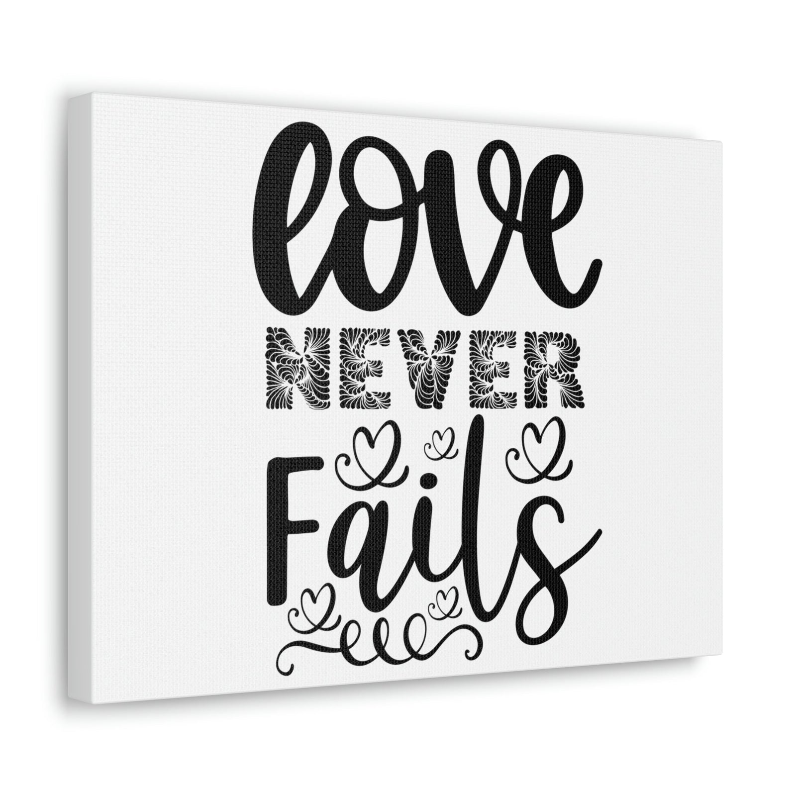 Scripture Walls Love Never Fails Psalm 86:15 Christian Wall Art Print Ready to Hang Unframed-Express Your Love Gifts