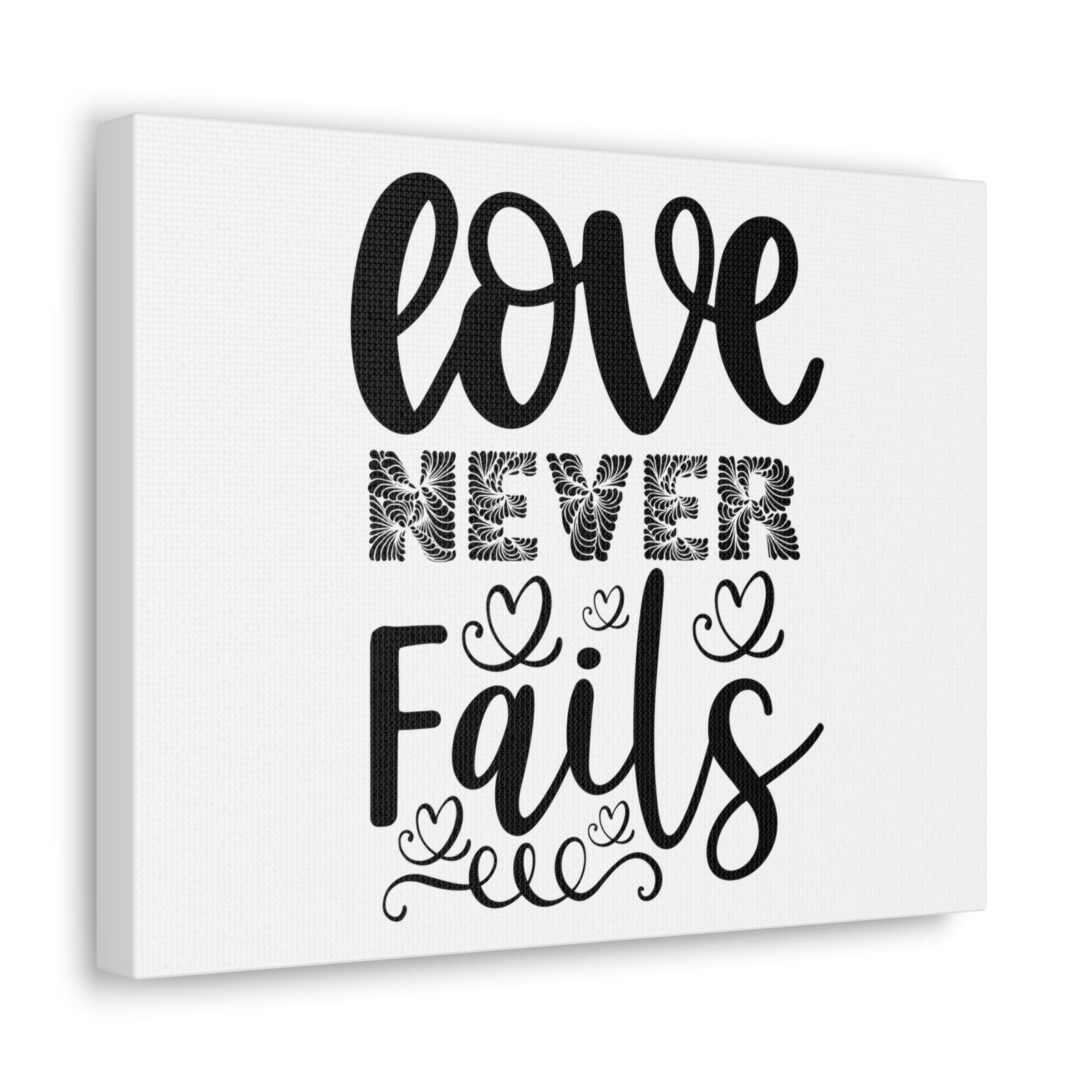 Scripture Walls Love Never Fails Psalm 86:15 Christian Wall Art Print Ready to Hang Unframed-Express Your Love Gifts
