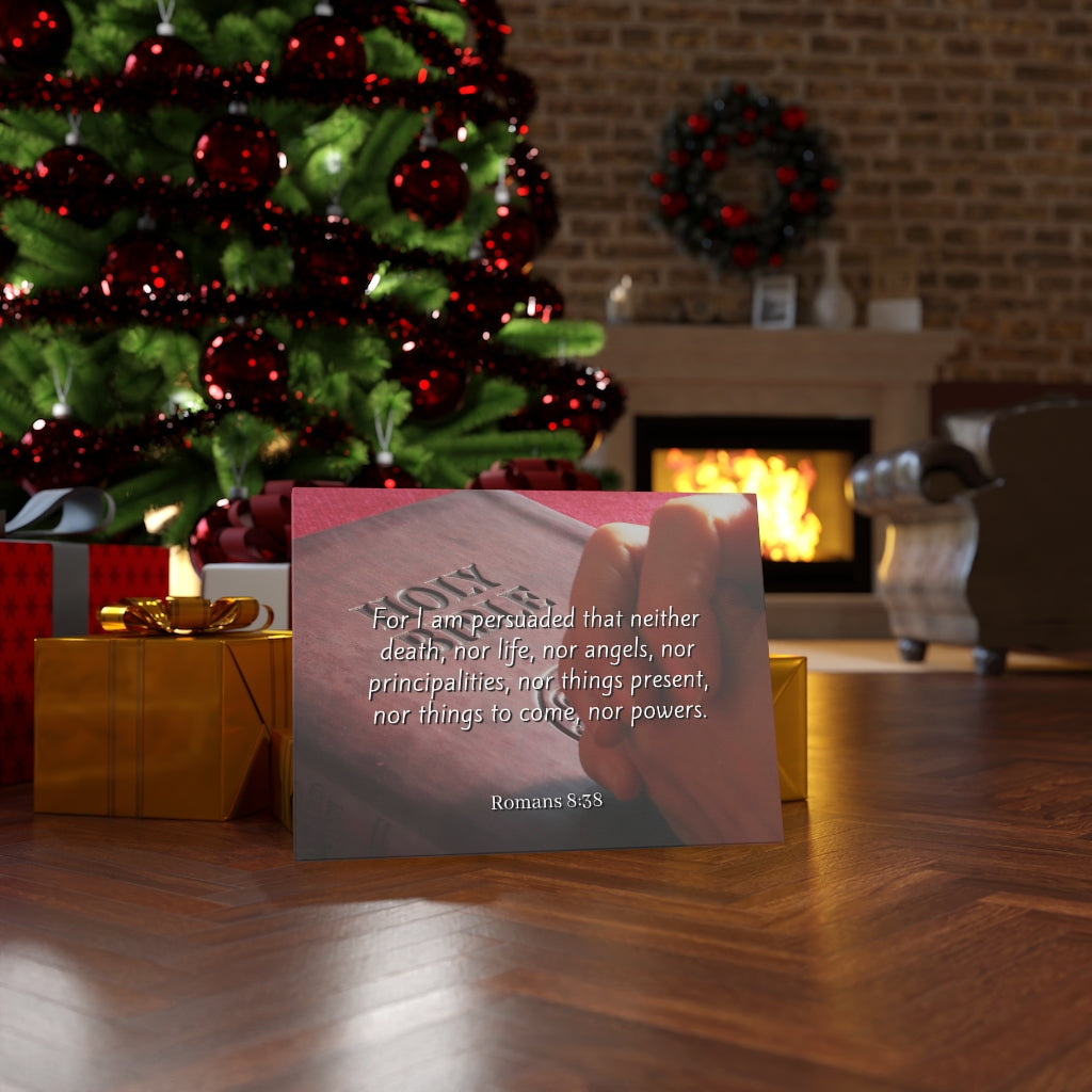 Scripture Walls Love Of God Romans 8:38 Bible Verse Canvas Christian Wall Art Ready to Hang Unframed-Express Your Love Gifts