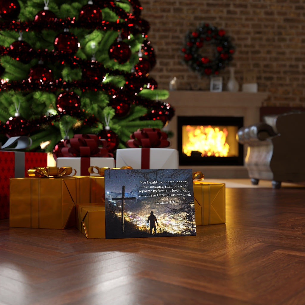 Scripture Walls Love of God Romans 8:39 Bible Verse Canvas Christian Wall Art Ready to Hang Unframed-Express Your Love Gifts