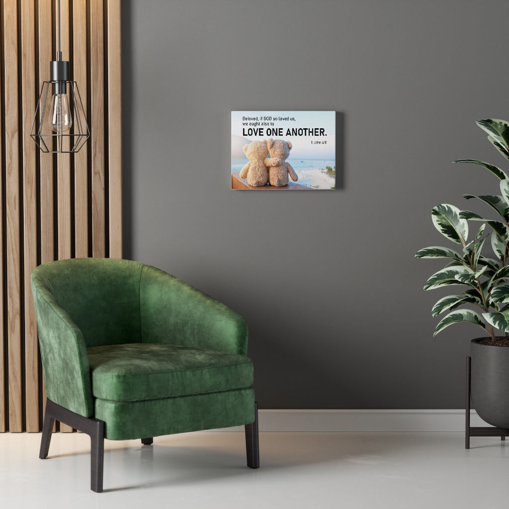 Scripture Walls Love One Another 1 John 4:11 Wall Art Christian Home Decor Unframed-Express Your Love Gifts