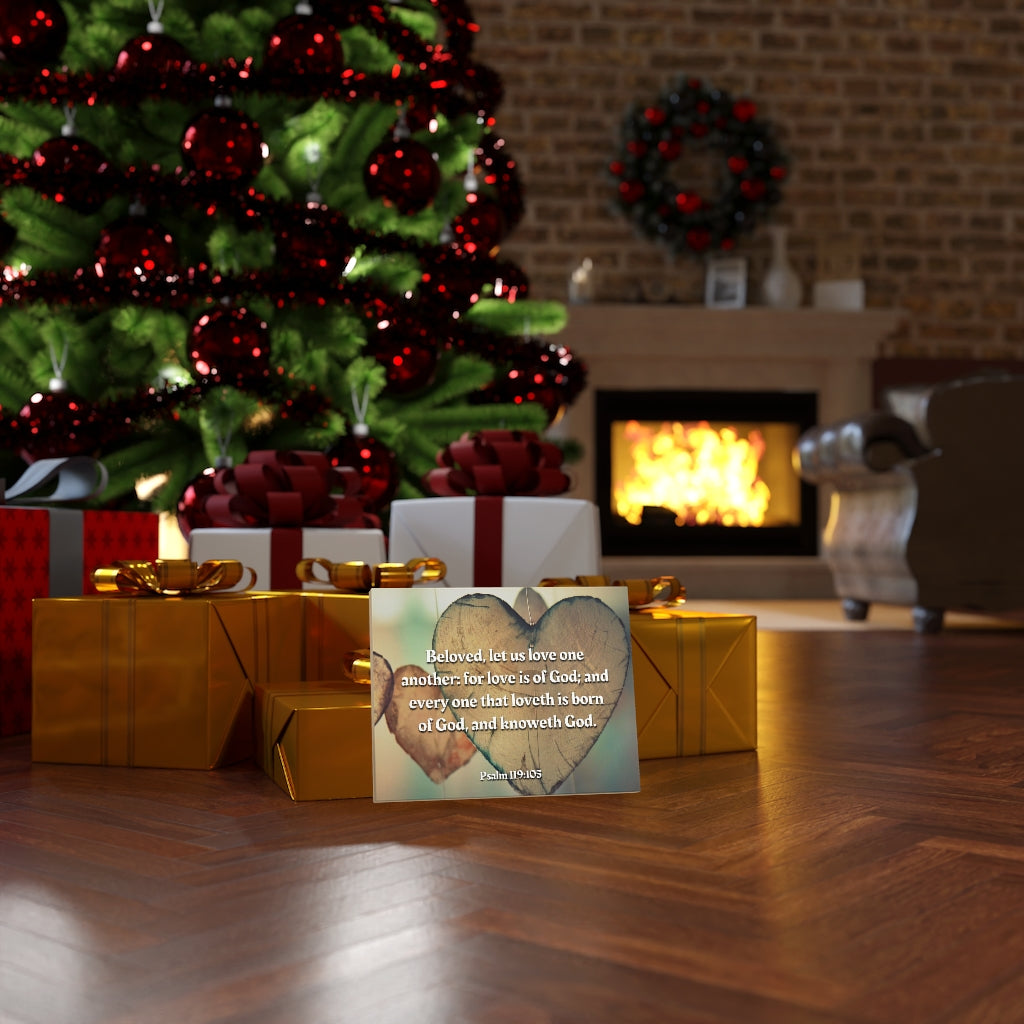 Scripture Walls Love One Another 1 John 4:7 Bible Verse Canvas Christian Wall Art Ready to Hang Unframed-Express Your Love Gifts