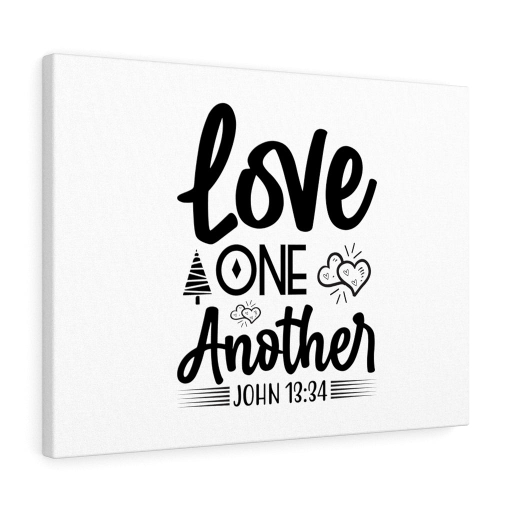 Scripture Walls Love One Another John 13:34 Bible Verse Canvas Christian Wall Art Ready to Hang Unframed-Express Your Love Gifts