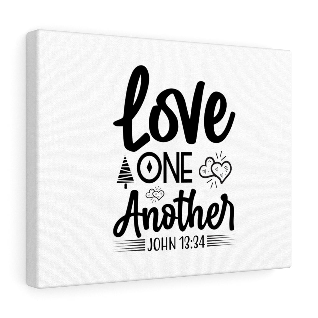 Scripture Walls Love One Another John 13:34 Bible Verse Canvas Christian Wall Art Ready to Hang Unframed-Express Your Love Gifts