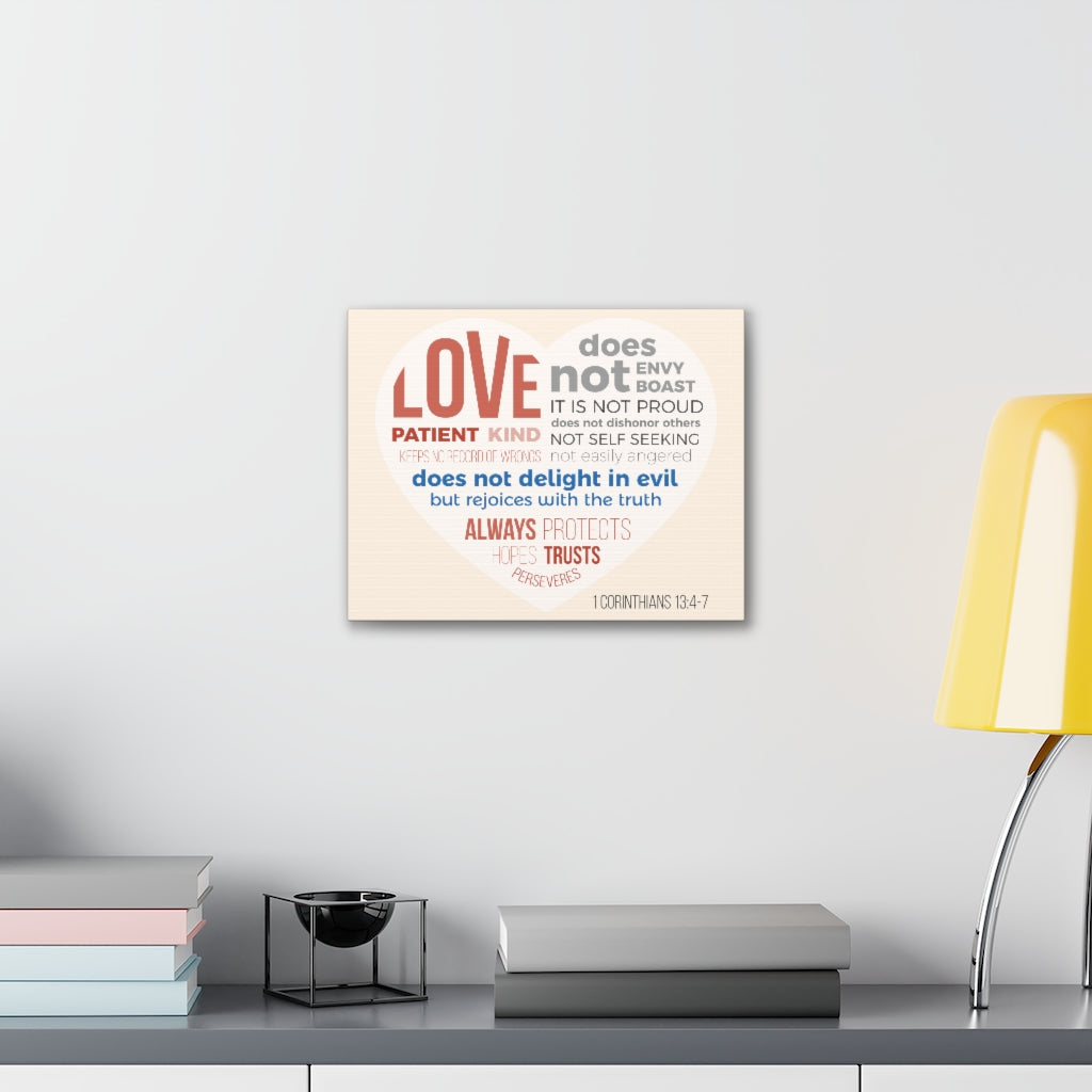 Scripture Walls Love Patient Kind 1 Corinthians 13:4-7 Christian Wall Art Bible Verse Print Ready To Hang Unframed-Express Your Love Gifts