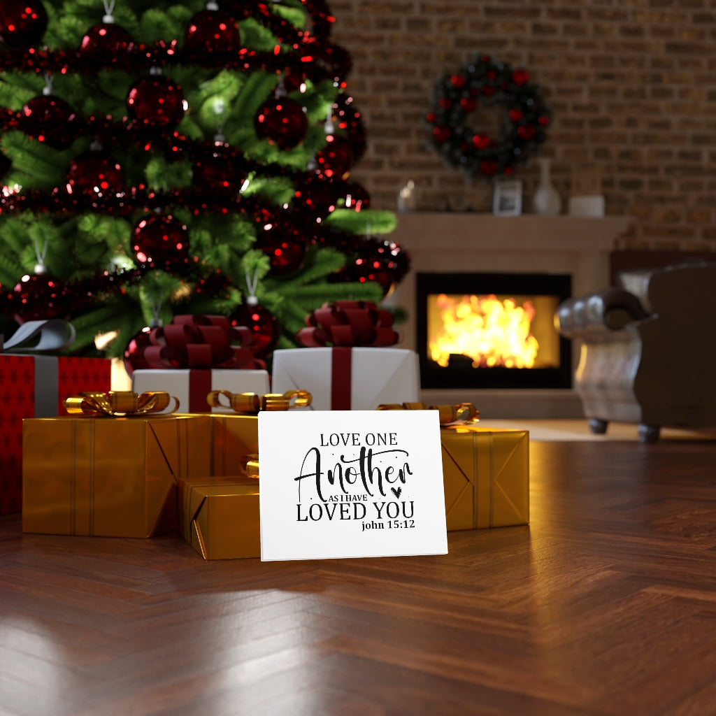 Scripture Walls Loved You John 15:12 Bible Verse Canvas Christian Wall Art Ready to Hang Unframed-Express Your Love Gifts