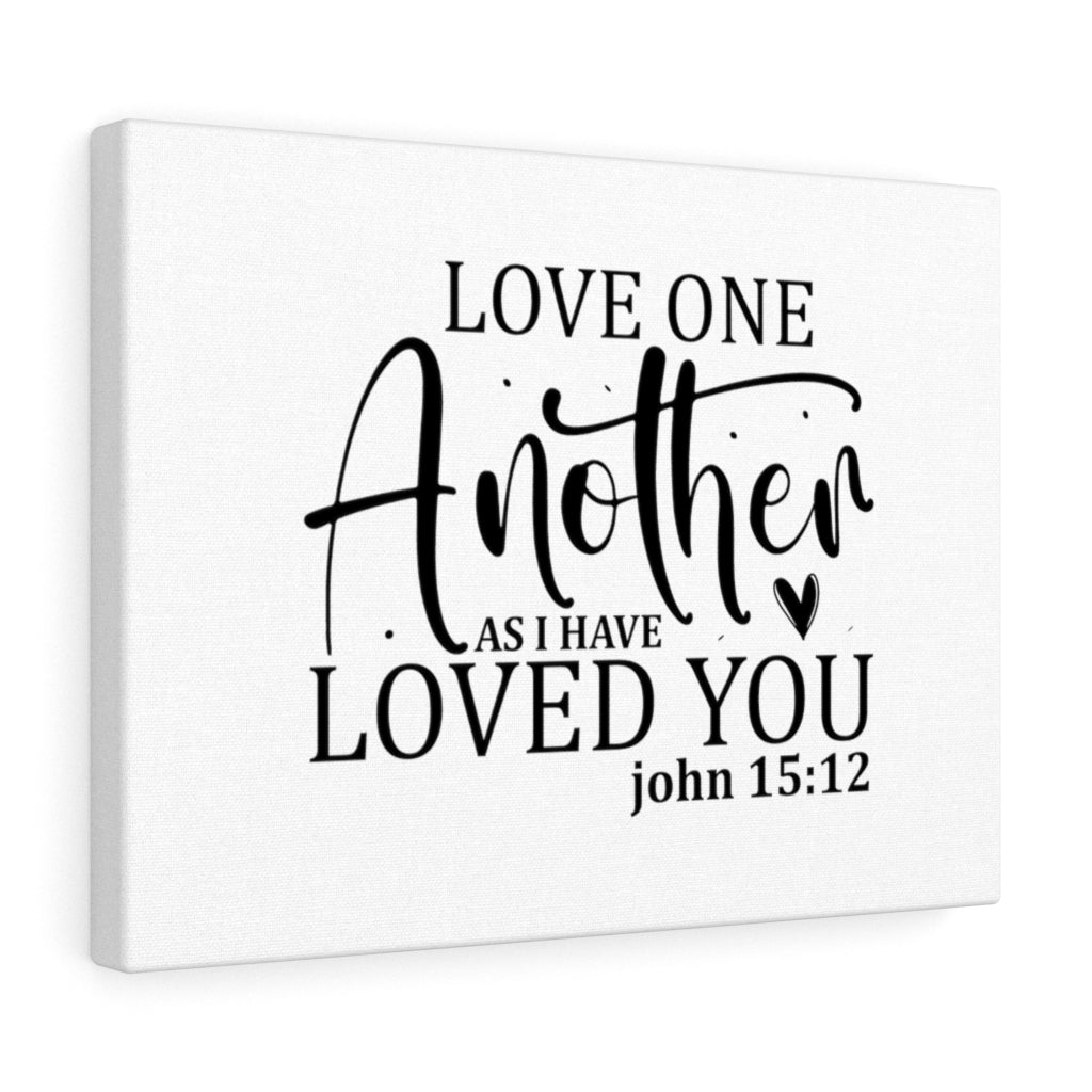 Scripture Walls Loved You John 15:12 Bible Verse Canvas Christian Wall Art Ready to Hang Unframed-Express Your Love Gifts