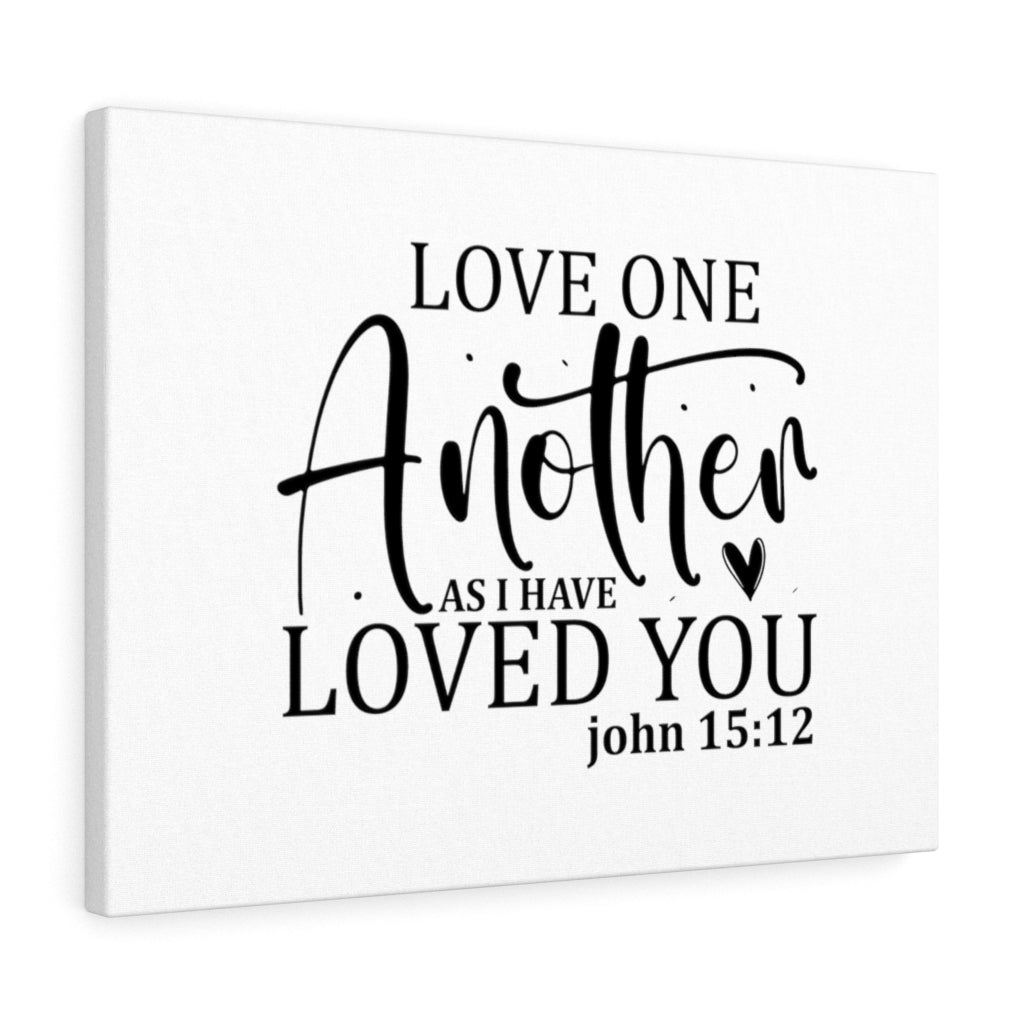 Scripture Walls Loved You John 15:12 Bible Verse Canvas Christian Wall Art Ready to Hang Unframed-Express Your Love Gifts