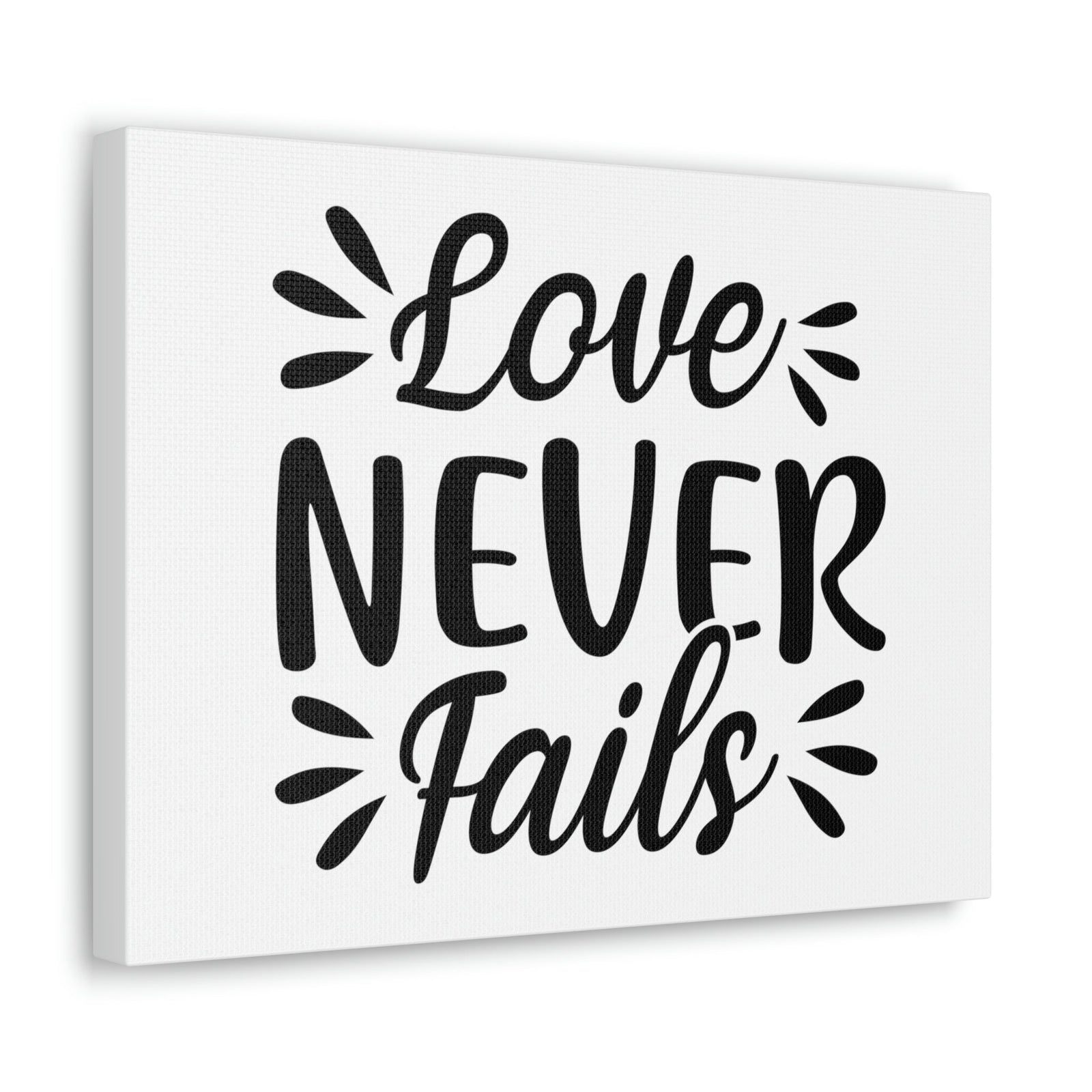 Scripture Walls Lover Never Fails 1 John 4:16 Christian Wall Art Print Ready to Hang Unframed-Express Your Love Gifts