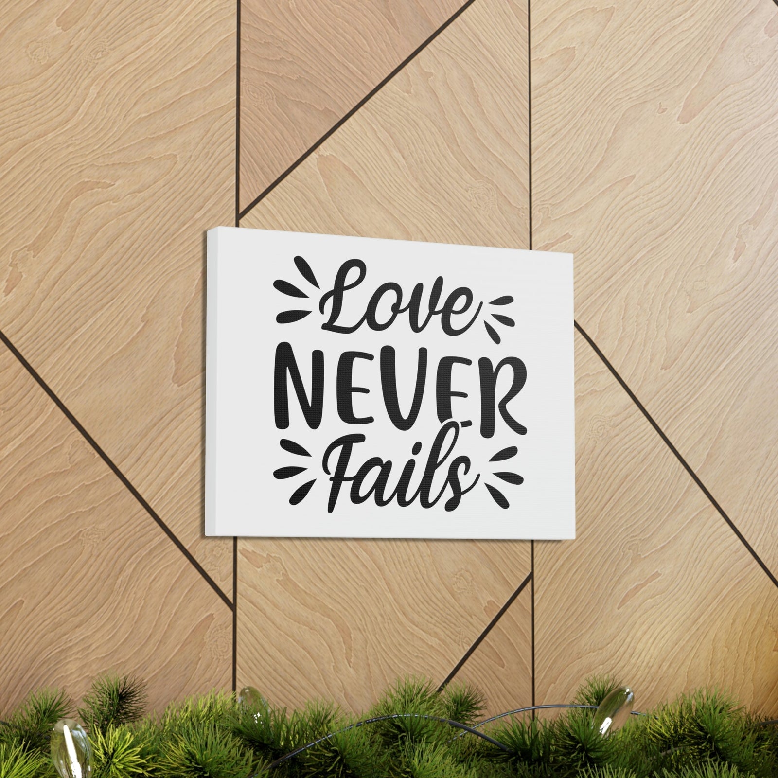 Scripture Walls Lover Never Fails 1 John 4:16 Christian Wall Art Print Ready to Hang Unframed-Express Your Love Gifts