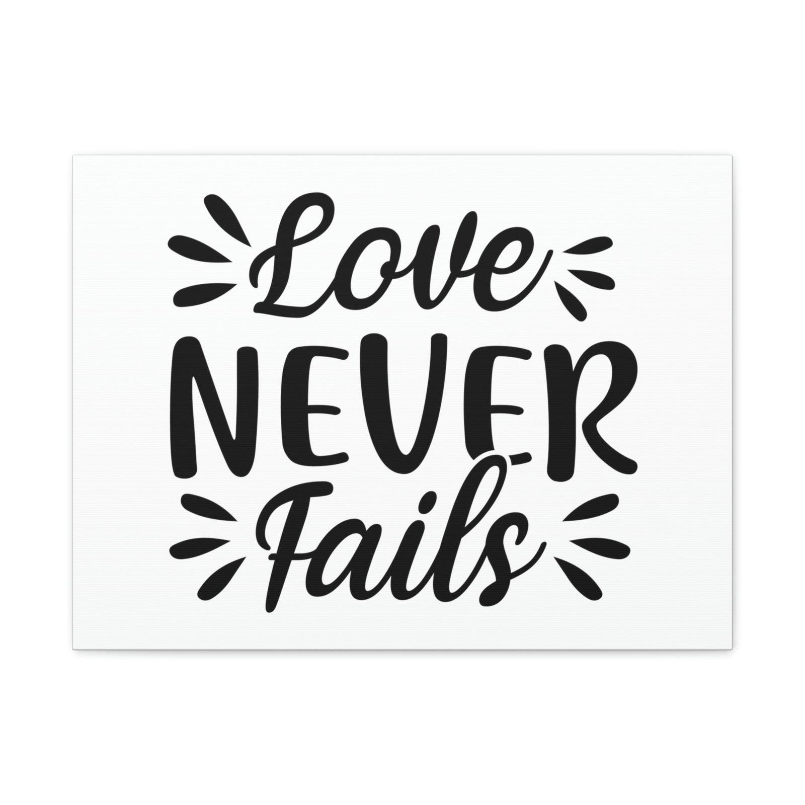 Scripture Walls Lover Never Fails 1 John 4:16 Christian Wall Art Print Ready to Hang Unframed-Express Your Love Gifts