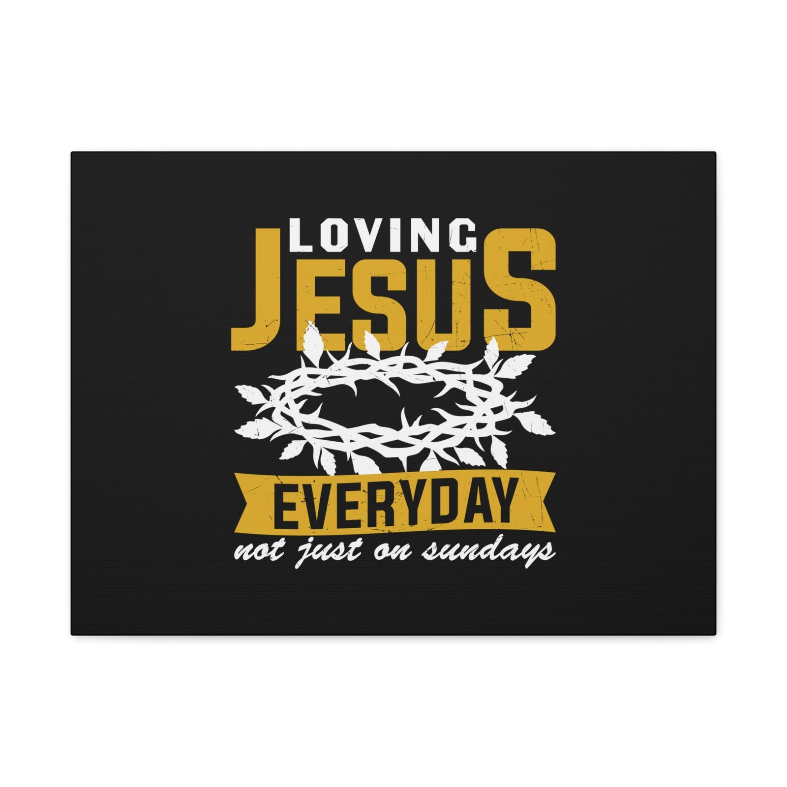 Scripture Walls Loving Jesus 1 John 4:20 Crown Of Thorns Christian Wall Art Bible Verse Print Ready to Hang Unframed-Express Your Love Gifts