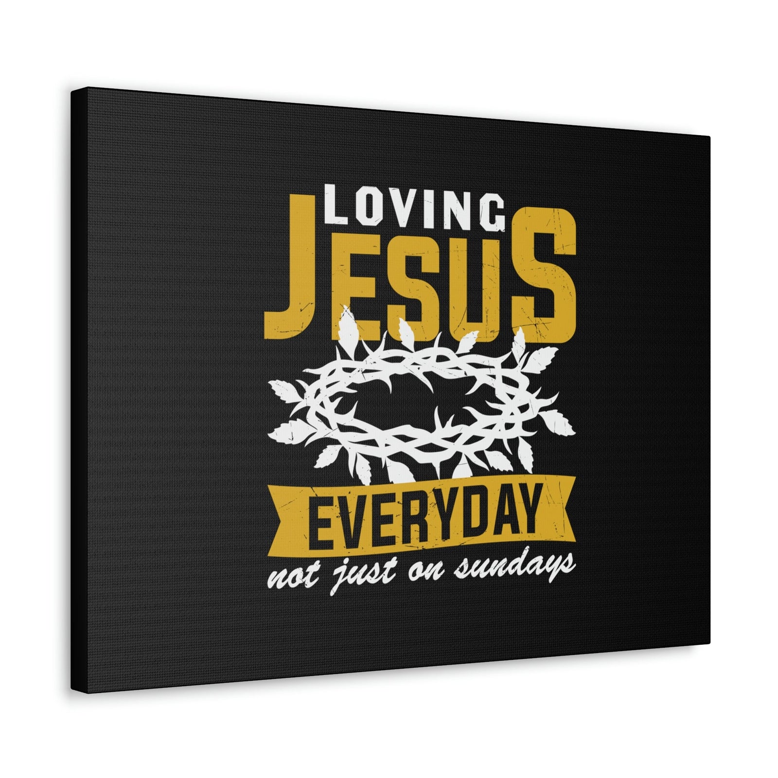 Scripture Walls Loving Jesus 1 John 4:20 Crown Of Thorns Christian Wall Art Bible Verse Print Ready to Hang Unframed-Express Your Love Gifts
