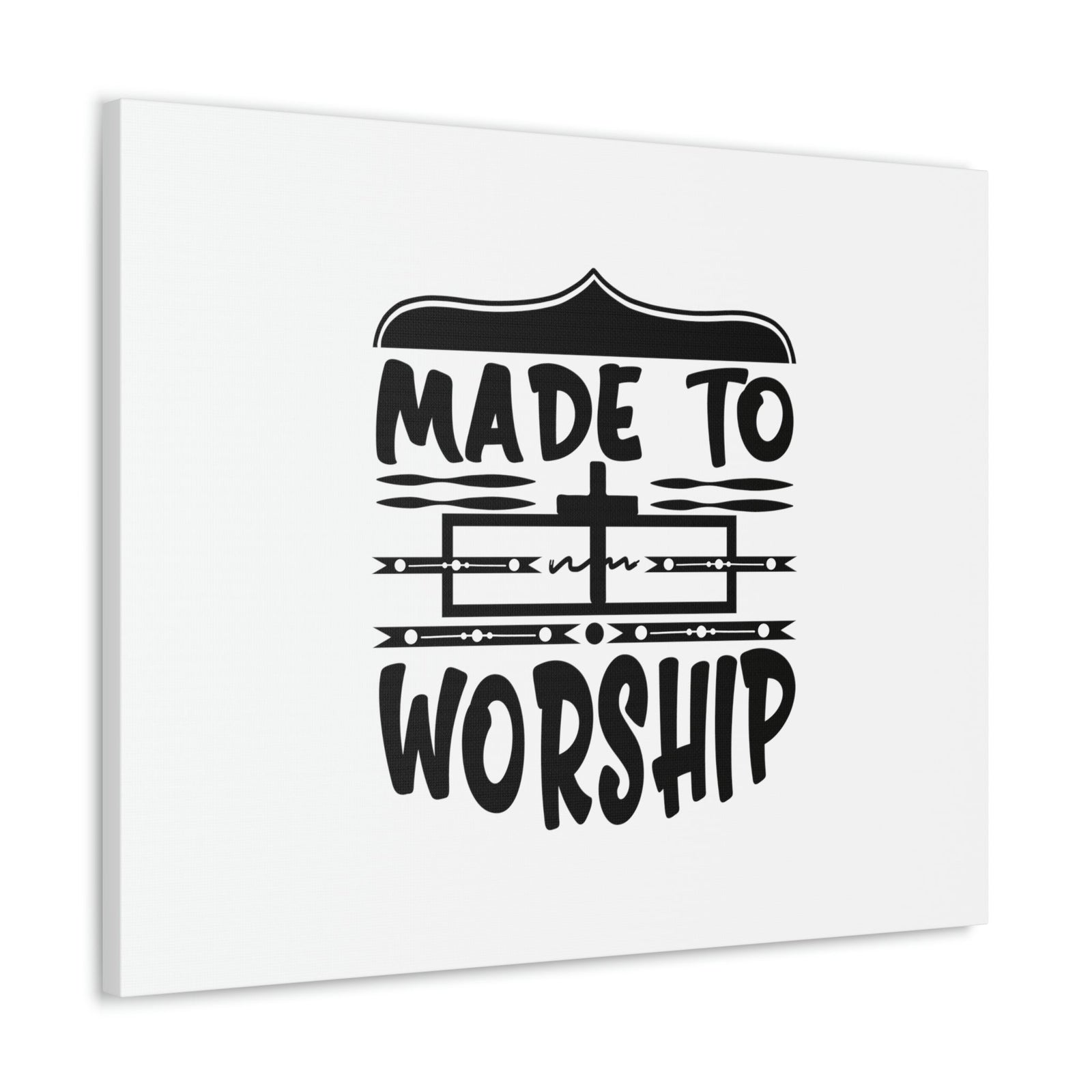 Scripture Walls Made To Worship Revelation 4:11 White Christian Wall Art Bible Verse Print Ready to Hang Unframed-Express Your Love Gifts