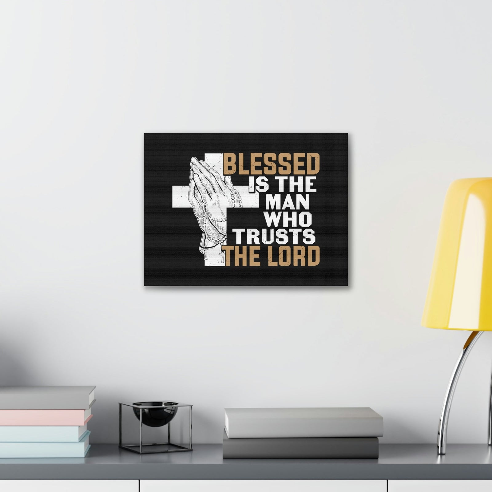 Scripture Walls Man Who Trusts The Lord Jeremiah 17:7 Christian Wall Art Bible Verse Print Ready to Hang Unframed-Express Your Love Gifts