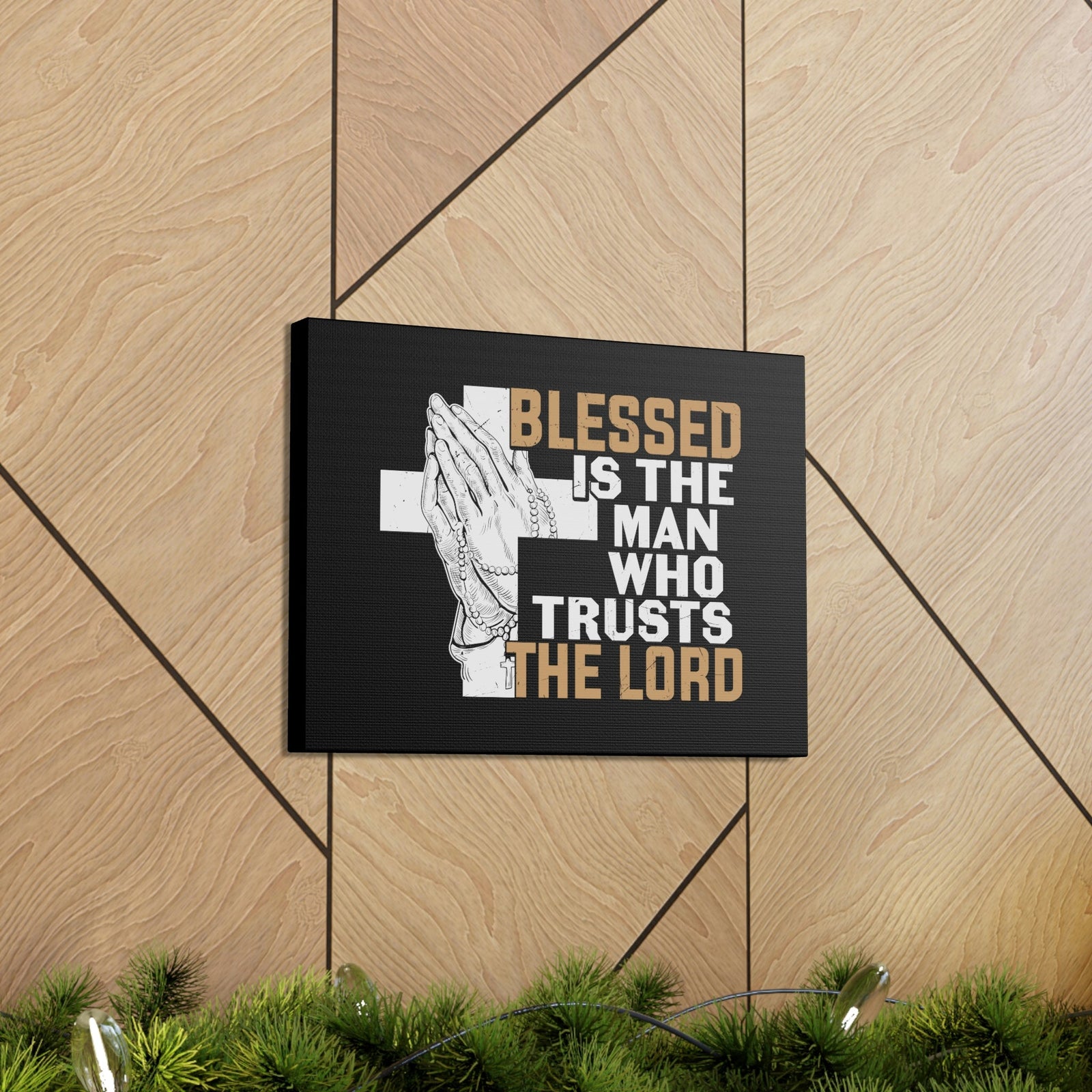 Scripture Walls Man Who Trusts The Lord Jeremiah 17:7 Christian Wall Art Bible Verse Print Ready to Hang Unframed-Express Your Love Gifts