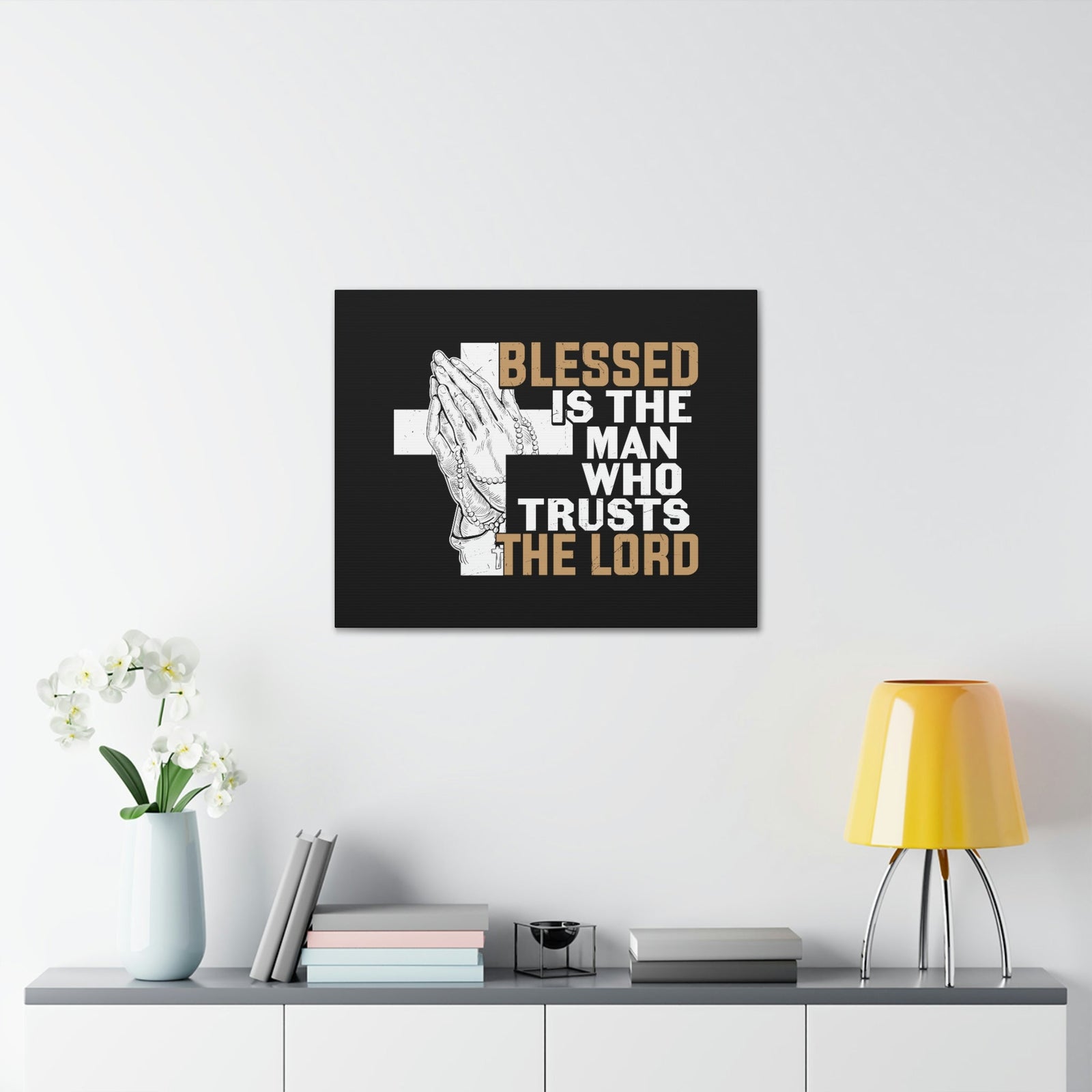 Scripture Walls Man Who Trusts The Lord Jeremiah 17:7 Christian Wall Art Bible Verse Print Ready to Hang Unframed-Express Your Love Gifts