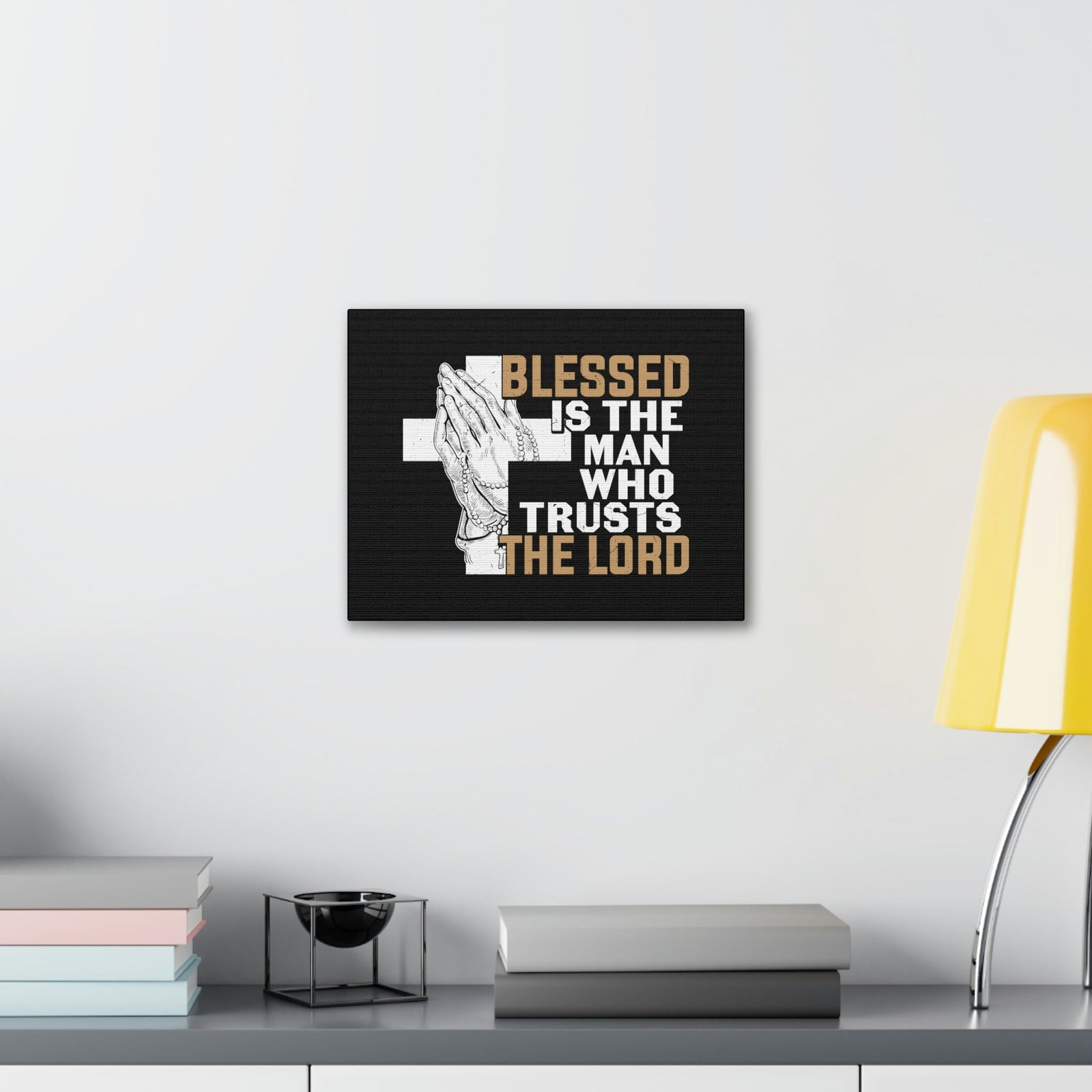 Scripture Walls Man Who Trusts The Lord Jeremiah 17:7 Christian Wall Art Bible Verse Print Ready to Hang Unframed-Express Your Love Gifts