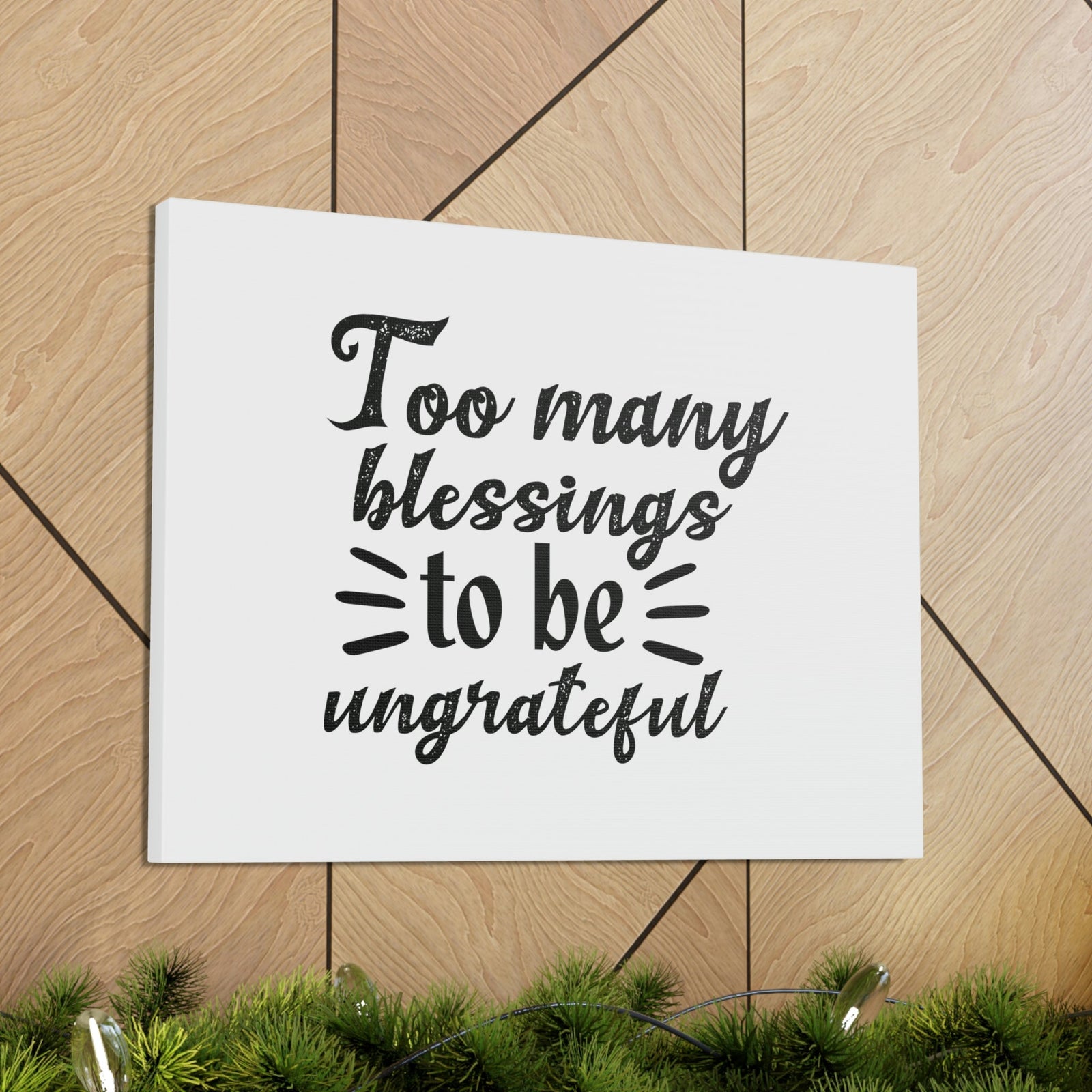 Scripture Walls Many Blessings Hebrews 12:28 Christian Wall Art Bible Verse Print Ready to Hang Unframed-Express Your Love Gifts