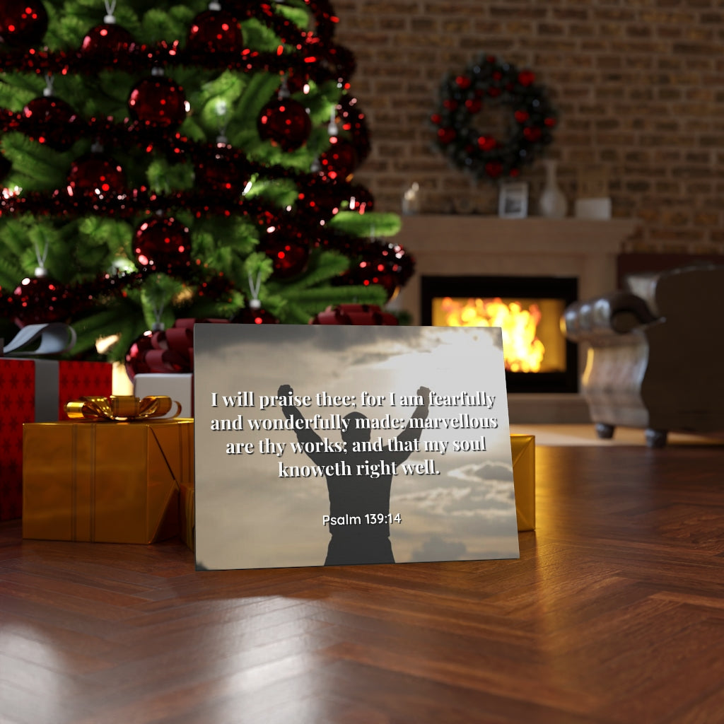 Scripture Walls Marvellous Psalms 139:14 Bible Verse Canvas Christian Wall Art Ready to Hang Unframed-Express Your Love Gifts