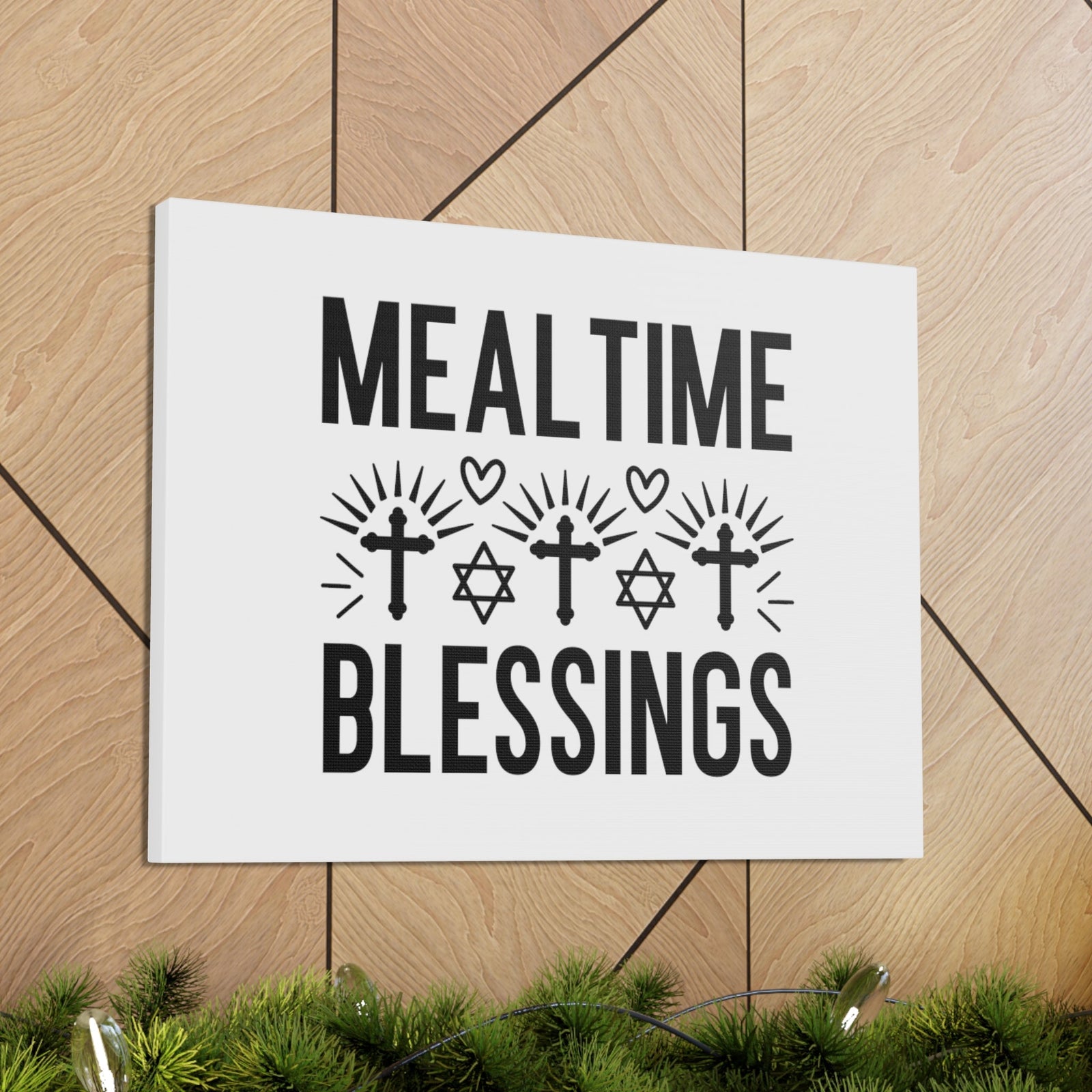 Scripture Walls Mealtime Blessings Deuteronomy 15:6 Christian Wall Art Bible Verse Print Ready to Hang Unframed-Express Your Love Gifts