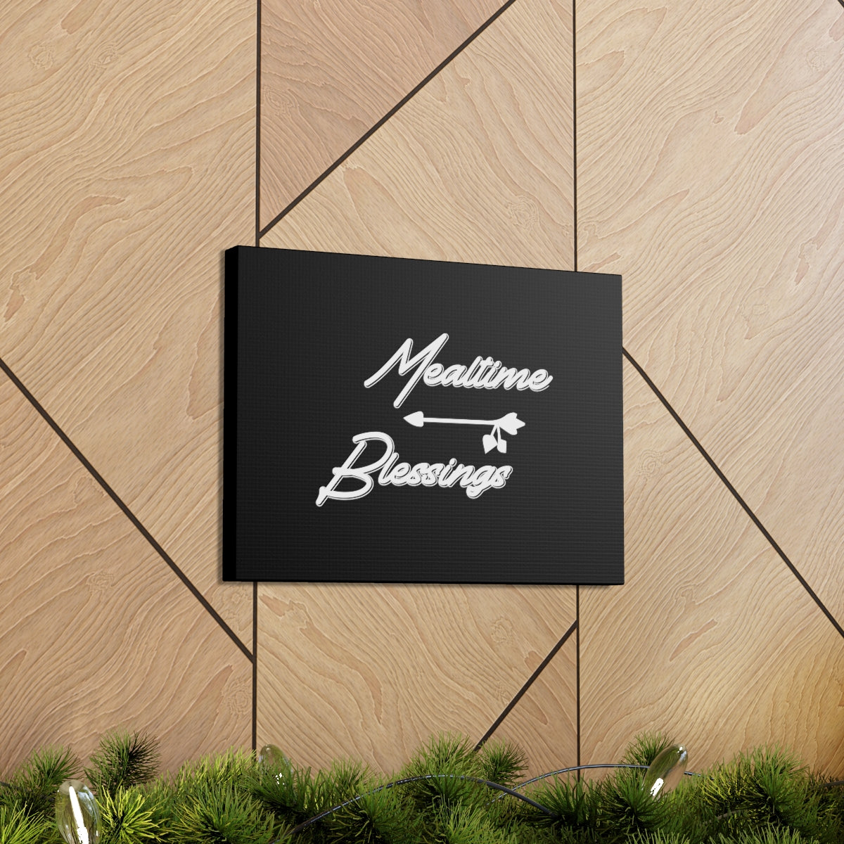 Scripture Walls Mealtime Blessings John 1:16 Christian Wall Art Bible Verse Print Ready to Hang Unframed-Express Your Love Gifts