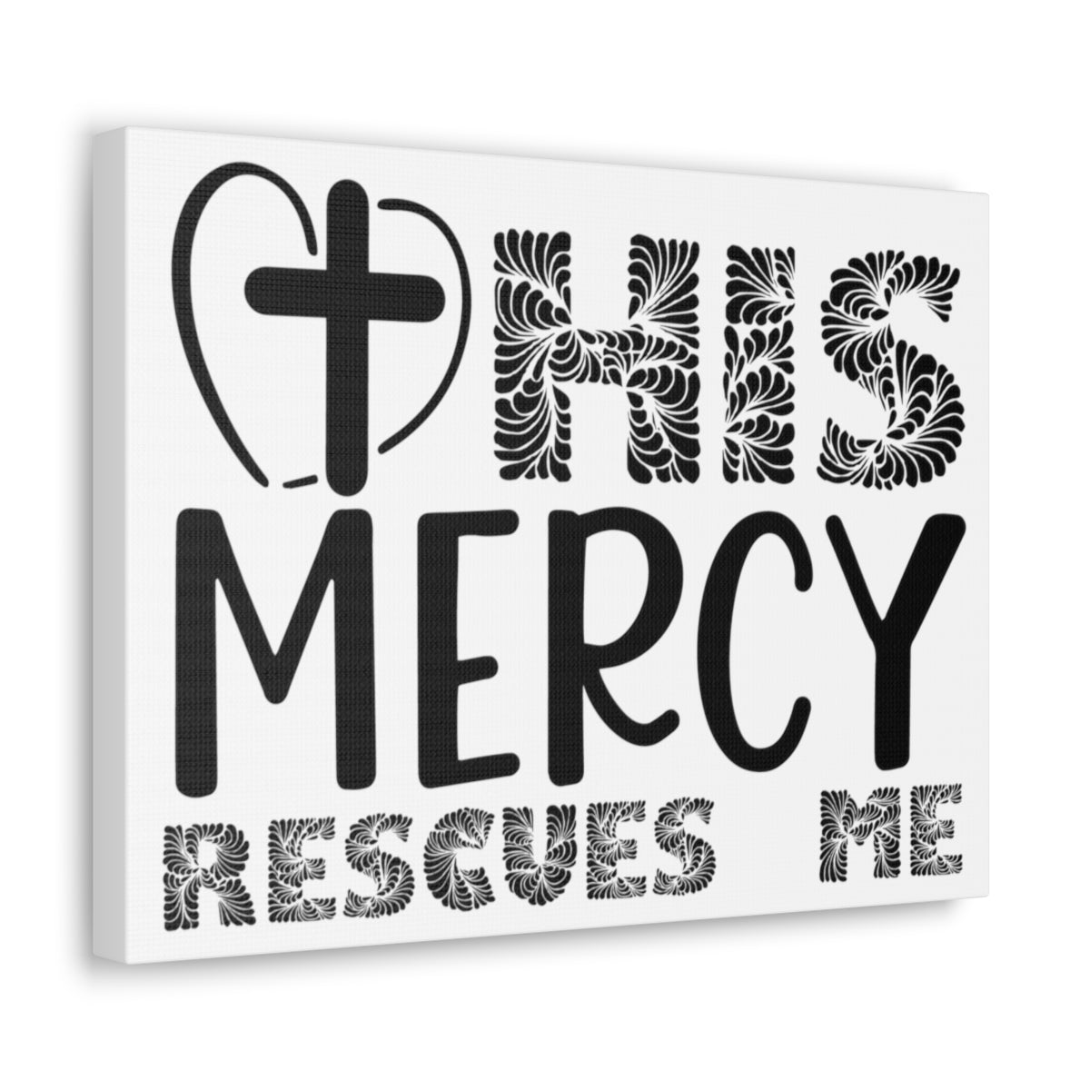 Scripture Walls Mercy Rescues Me 2 Timothy 4:18 Christian Wall Art Print Ready to Hang Unframed-Express Your Love Gifts