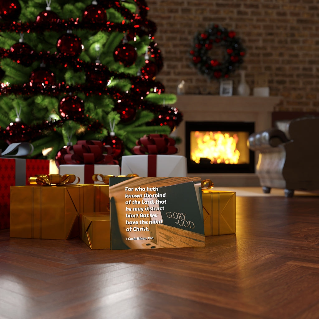 Scripture Walls Mind Of Christ 1 Corinthians 2:16 Bible Verse Canvas Christian Wall Art Ready to Hang Unframed-Express Your Love Gifts