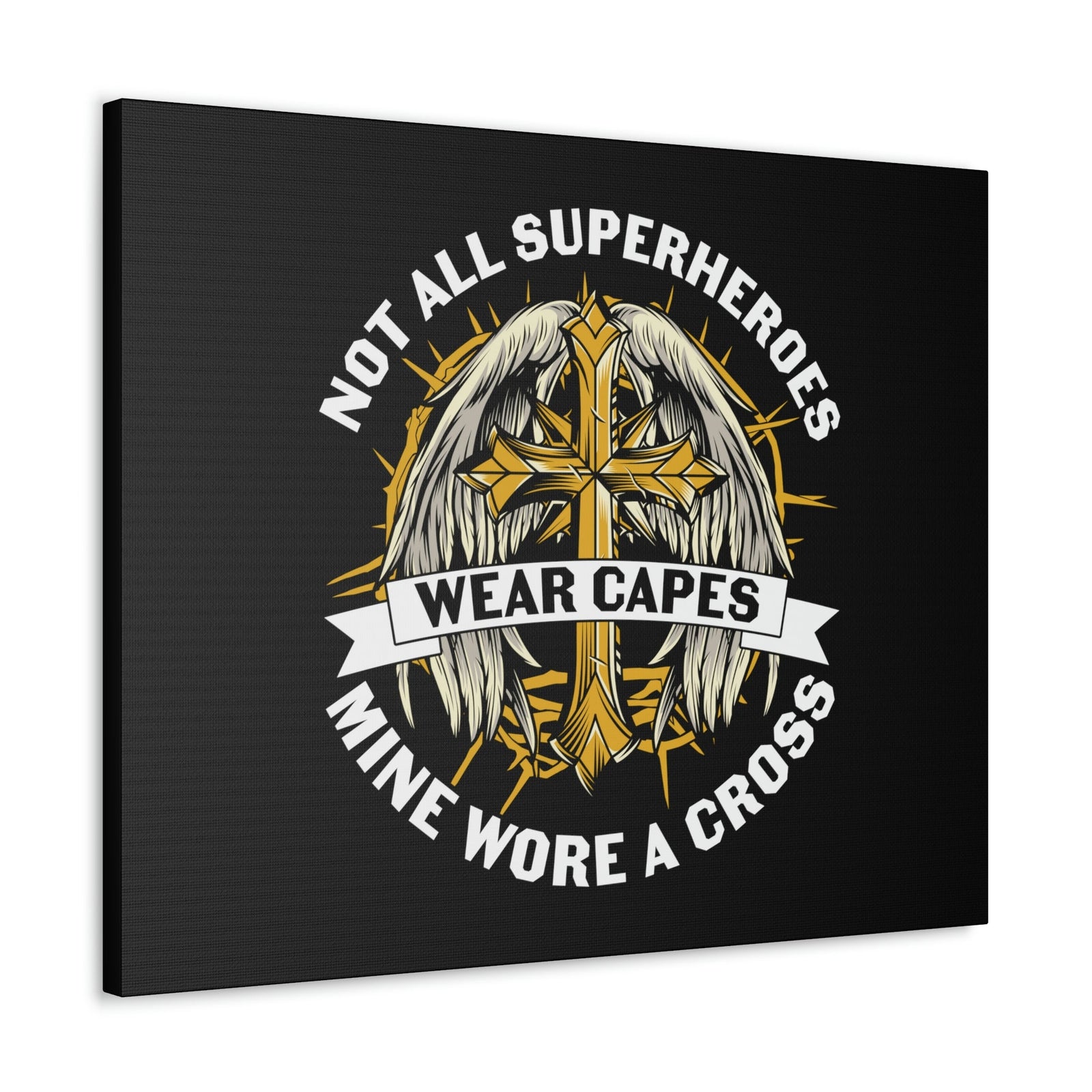 Scripture Walls Mine Wore A Cross Zephaniah 3:17 Christian Wall Art Bible Verse Print Ready to Hang Unframed-Express Your Love Gifts