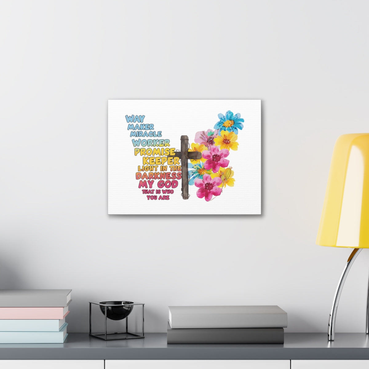 Scripture Walls Miracle Worker 2 Corinthians 1:20 Christian Wall Art Bible Verse Print Ready to Hang Unframed-Express Your Love Gifts