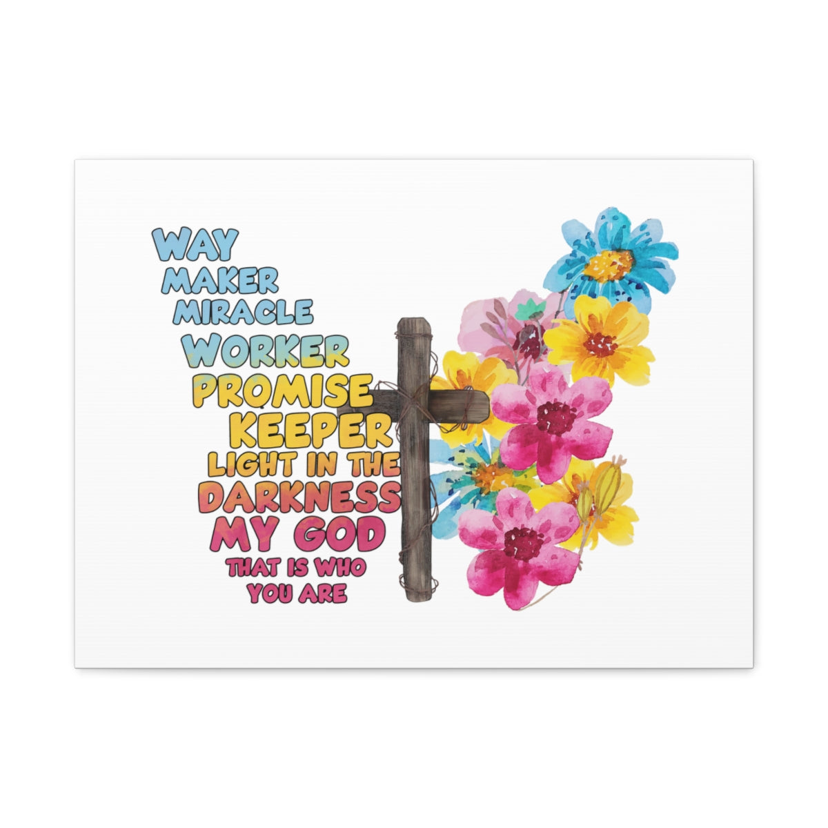 Scripture Walls Miracle Worker 2 Corinthians 1:20 Christian Wall Art Bible Verse Print Ready to Hang Unframed-Express Your Love Gifts