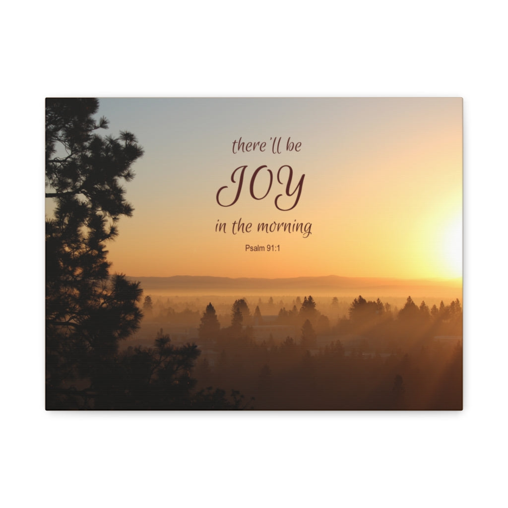 Scripture Walls Morning Psalm 91:1 Bible Verse Canvas Christian Wall Art Ready to Hang Unframed-Express Your Love Gifts