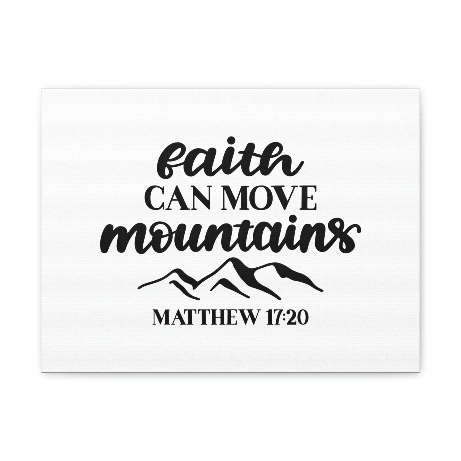 Scripture Walls Move Mountains Matthew 17:20 Christian Wall Art Bible Verse Print Ready to Hang Unframed-Express Your Love Gifts