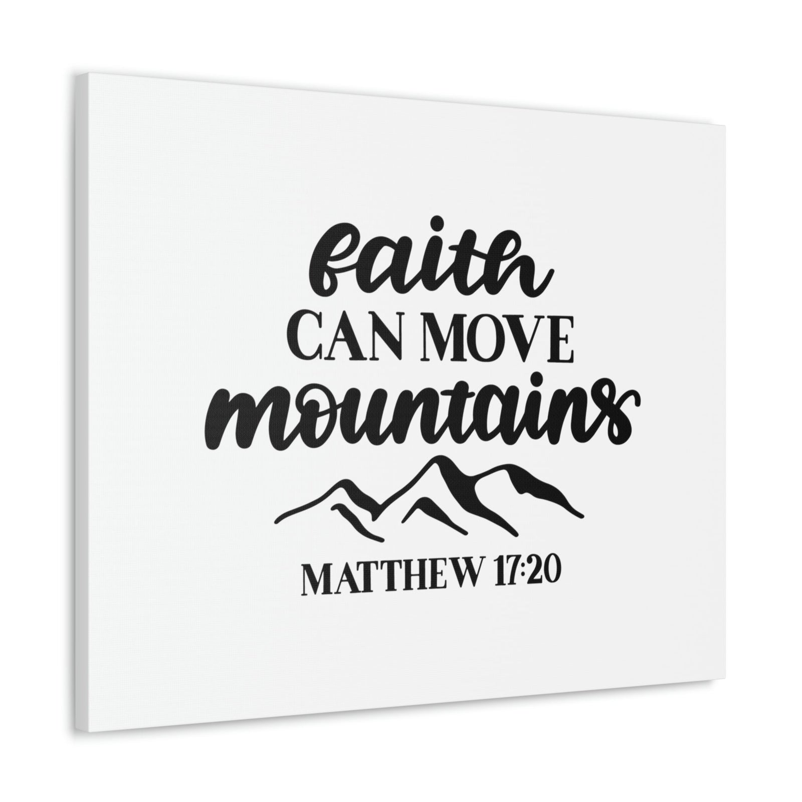 Scripture Walls Move Mountains Matthew 17:20 Christian Wall Art Bible Verse Print Ready to Hang Unframed-Express Your Love Gifts
